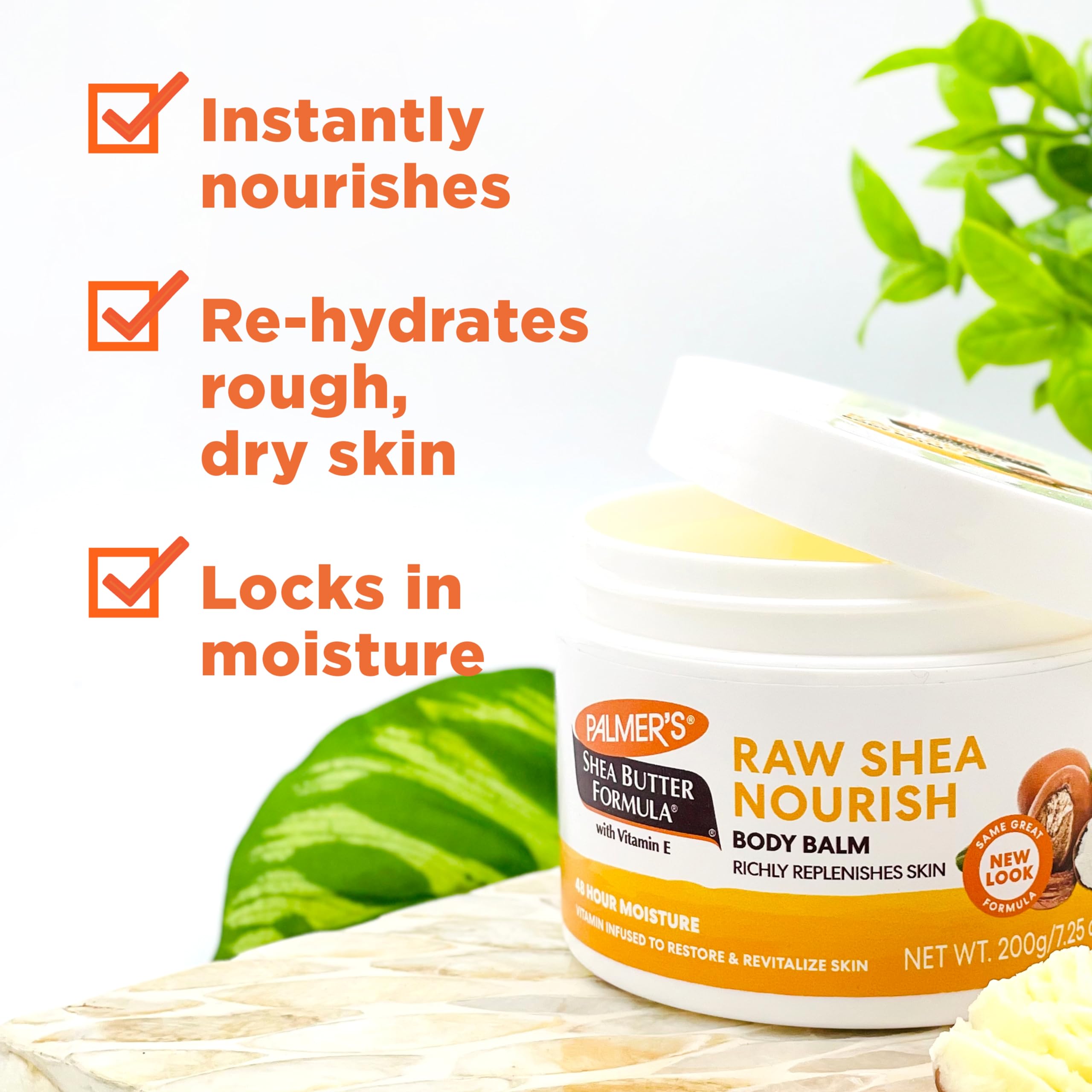 Palmer's Shea Butter Formula Raw Shea Nourishing Body Balm for Rough Dry Skin . - Thumbnail 2