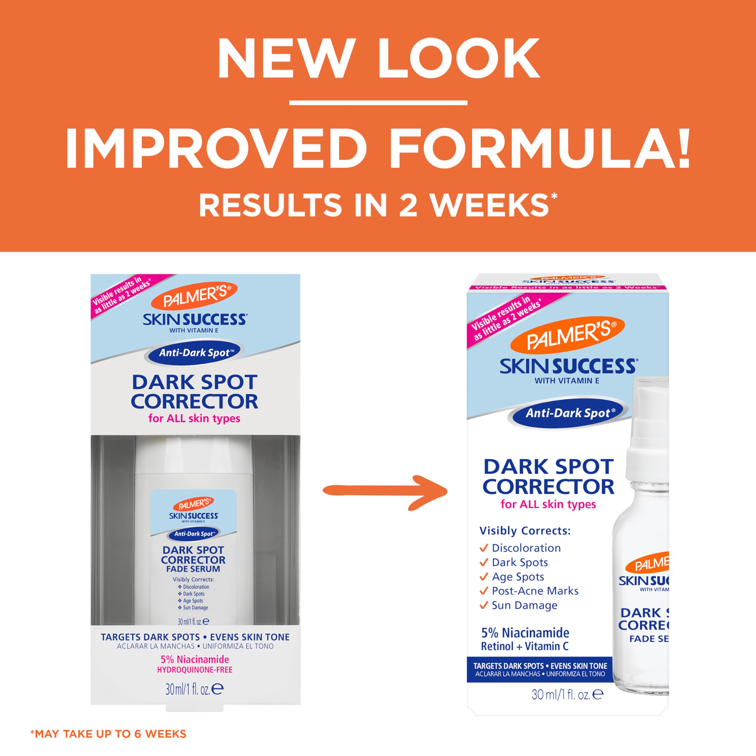 Palmer's Skin Success Dark Spot Corrector Fade Serum With Vitamin E and