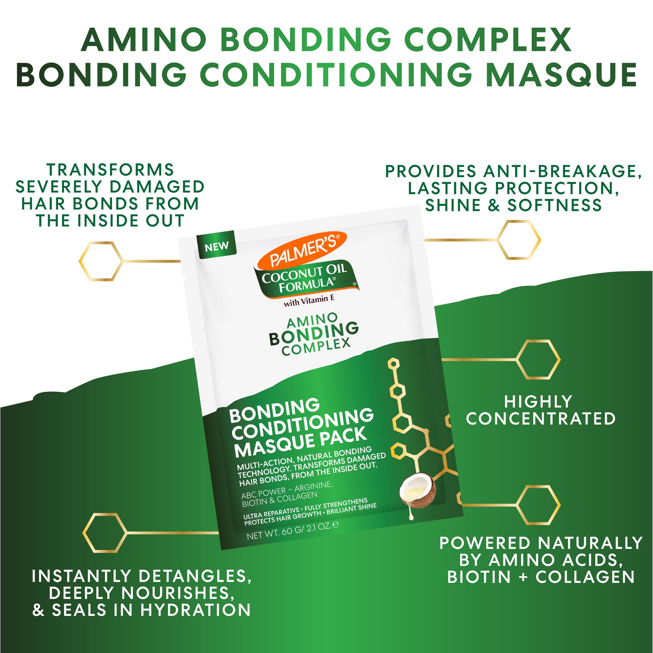 Palmer's Amino Bonding Complex Hair Mask Intense Conditioning Masque Pack With