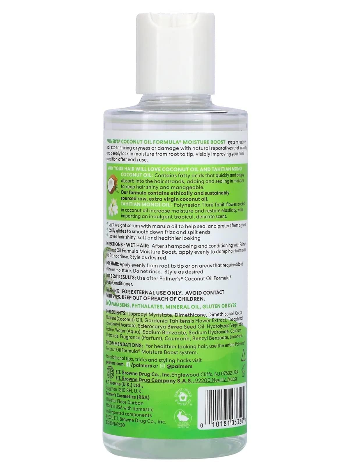 Palmer's Coconut Oil Formula Hair Polisher Serum 6 Fl. Oz. - Thumbnail 2