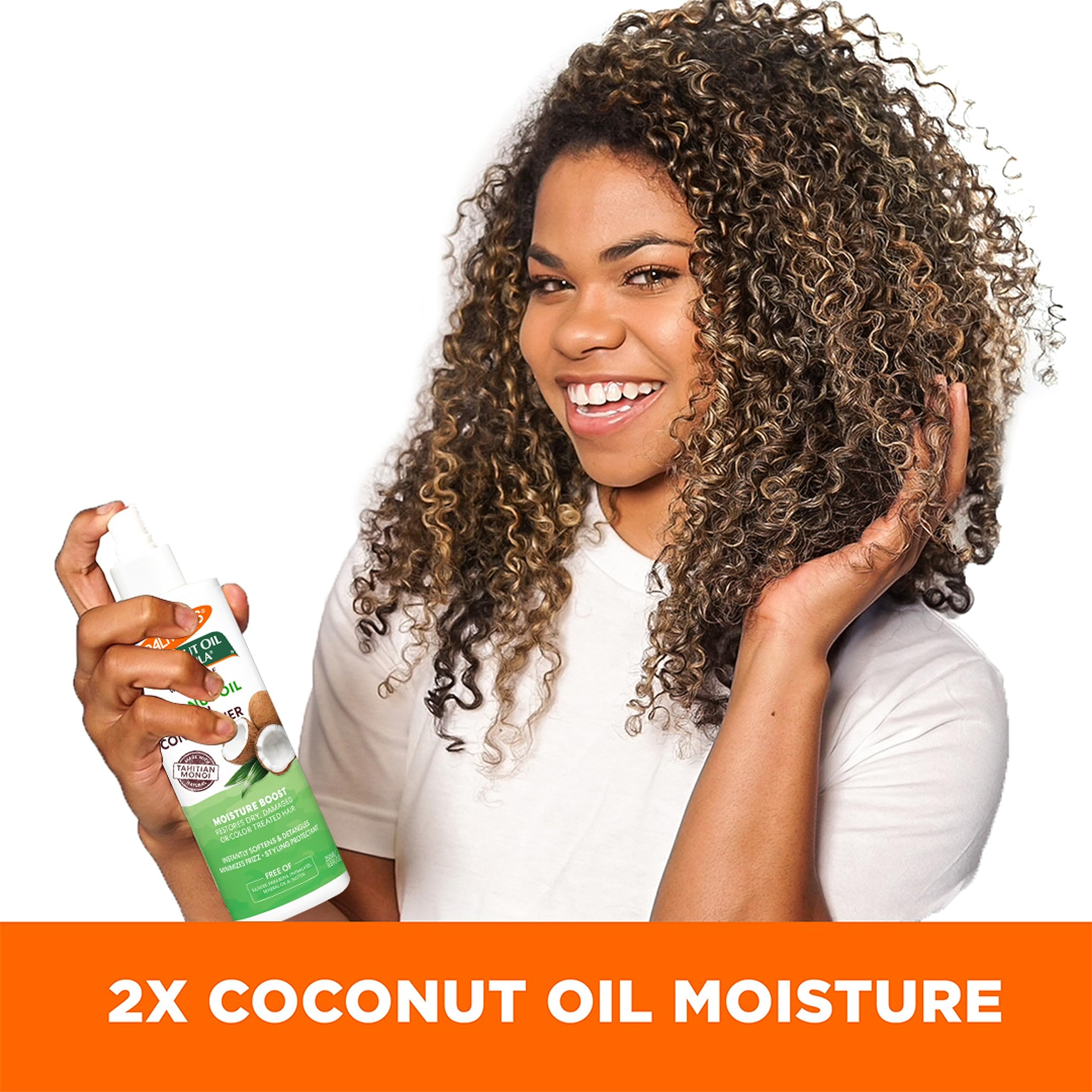Palmer's Coconut Oil Formula Moisture Boost Leave In Conditioner Instantly - Thumbnail 3