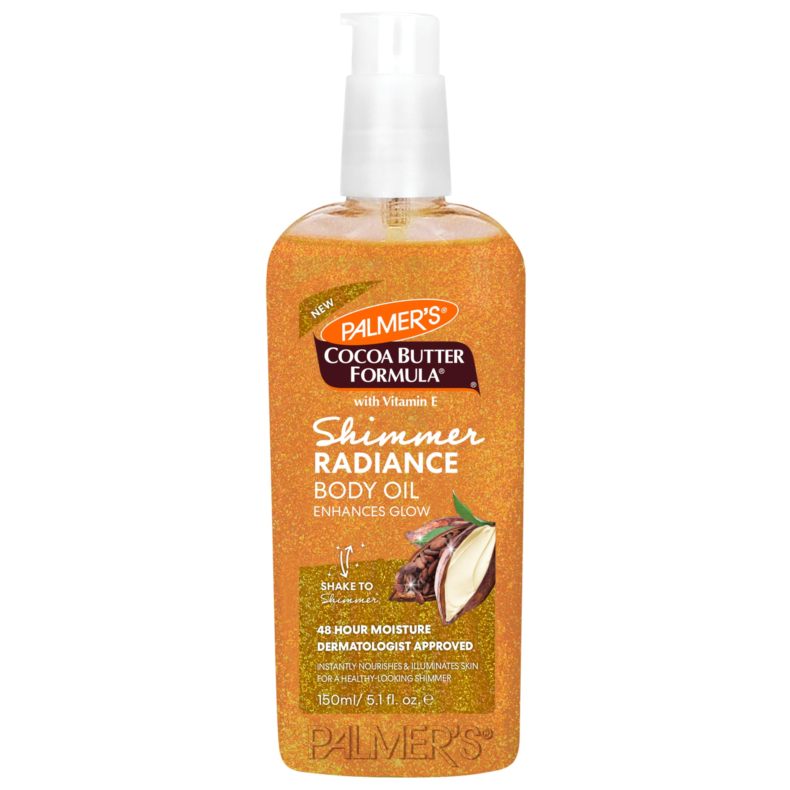 Palmer's Cocoa Butter Formula Shimmer Body Oil With Vitamin E . 5.1 oz