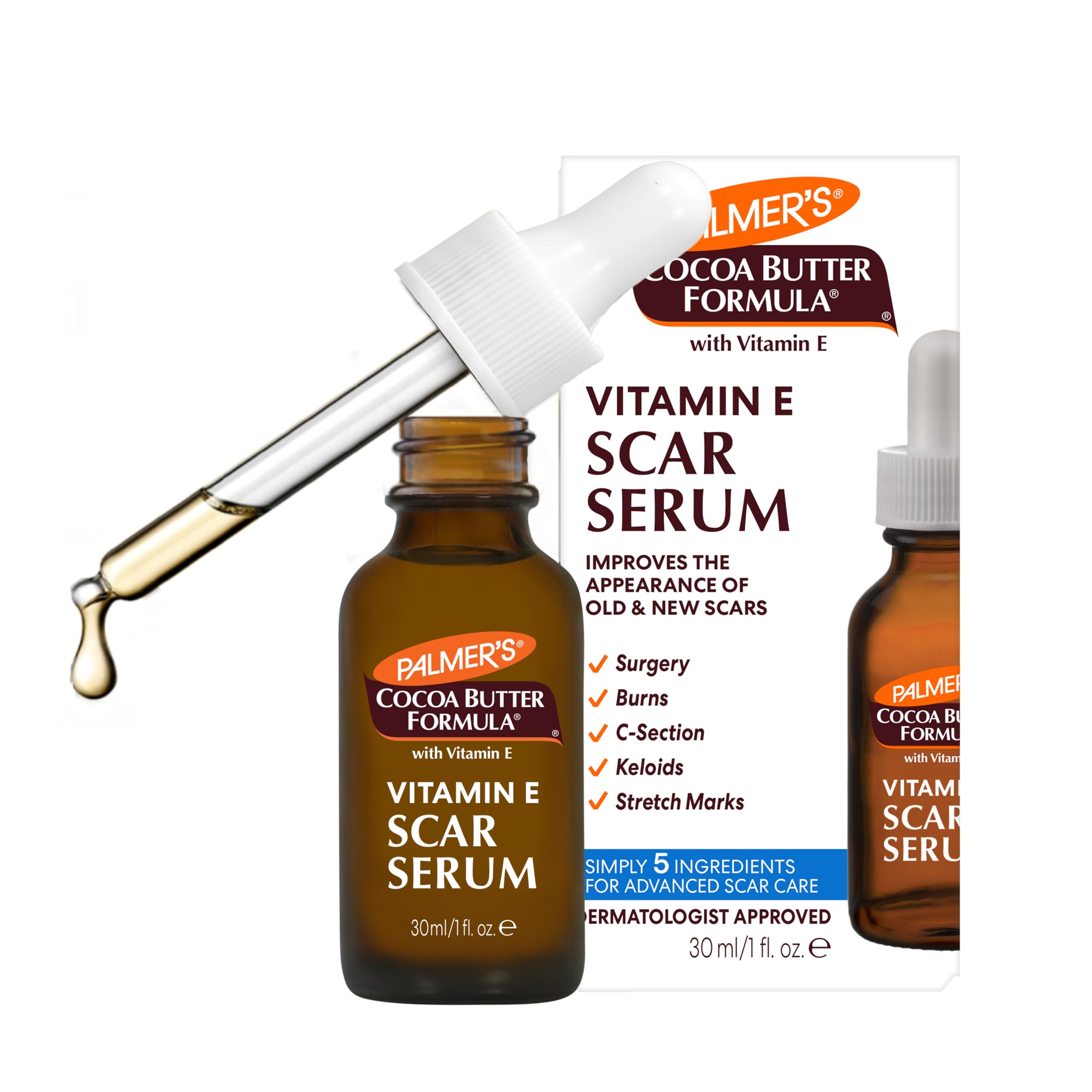 Palmer's Cocoa Butter Formula Scar Serum 1 Fl.oz. - Thumbnail 1