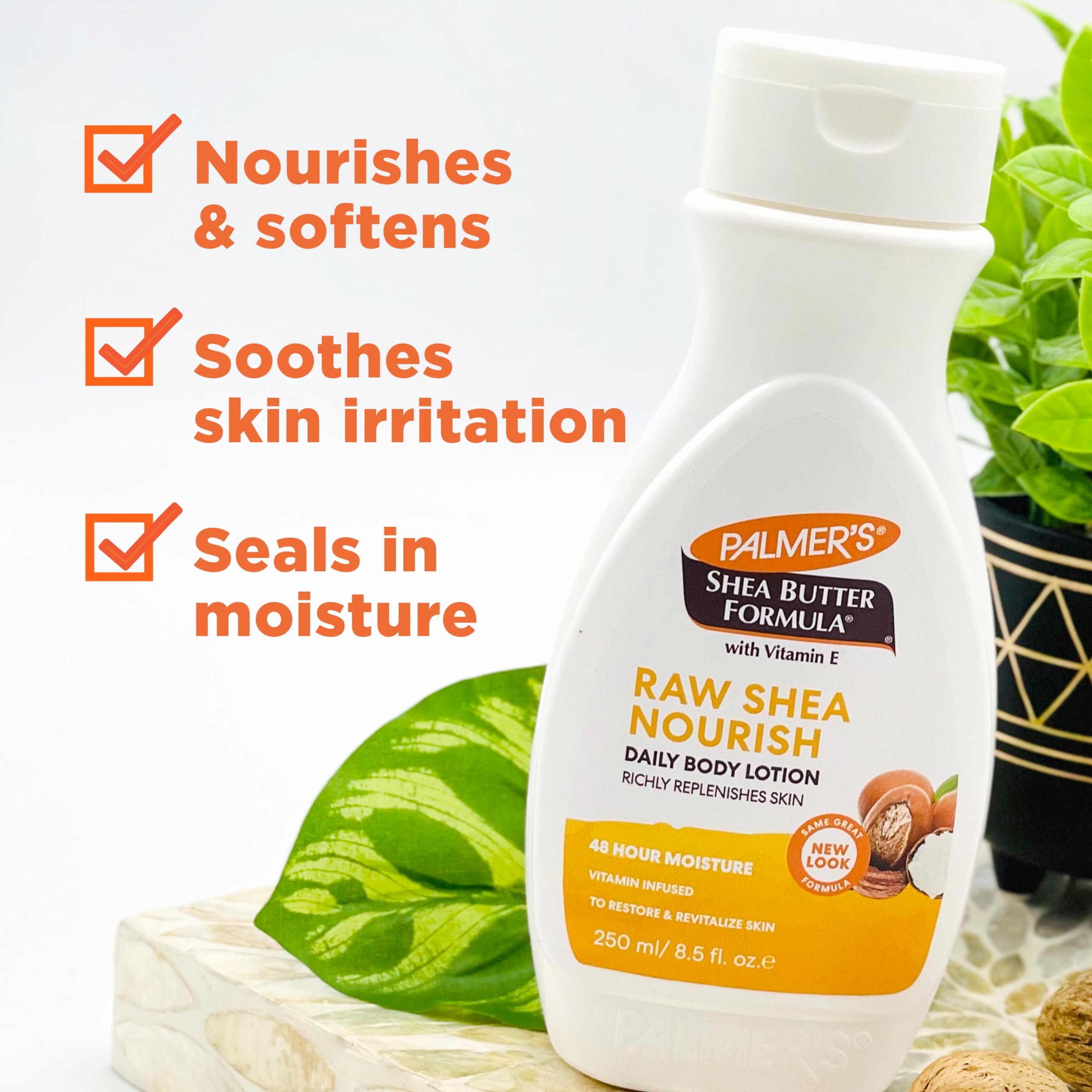Palmer's Shea Butter Formula Raw Shea Nourishing Body Lotion 8.5 Fl. Oz. - Thumbnail 2