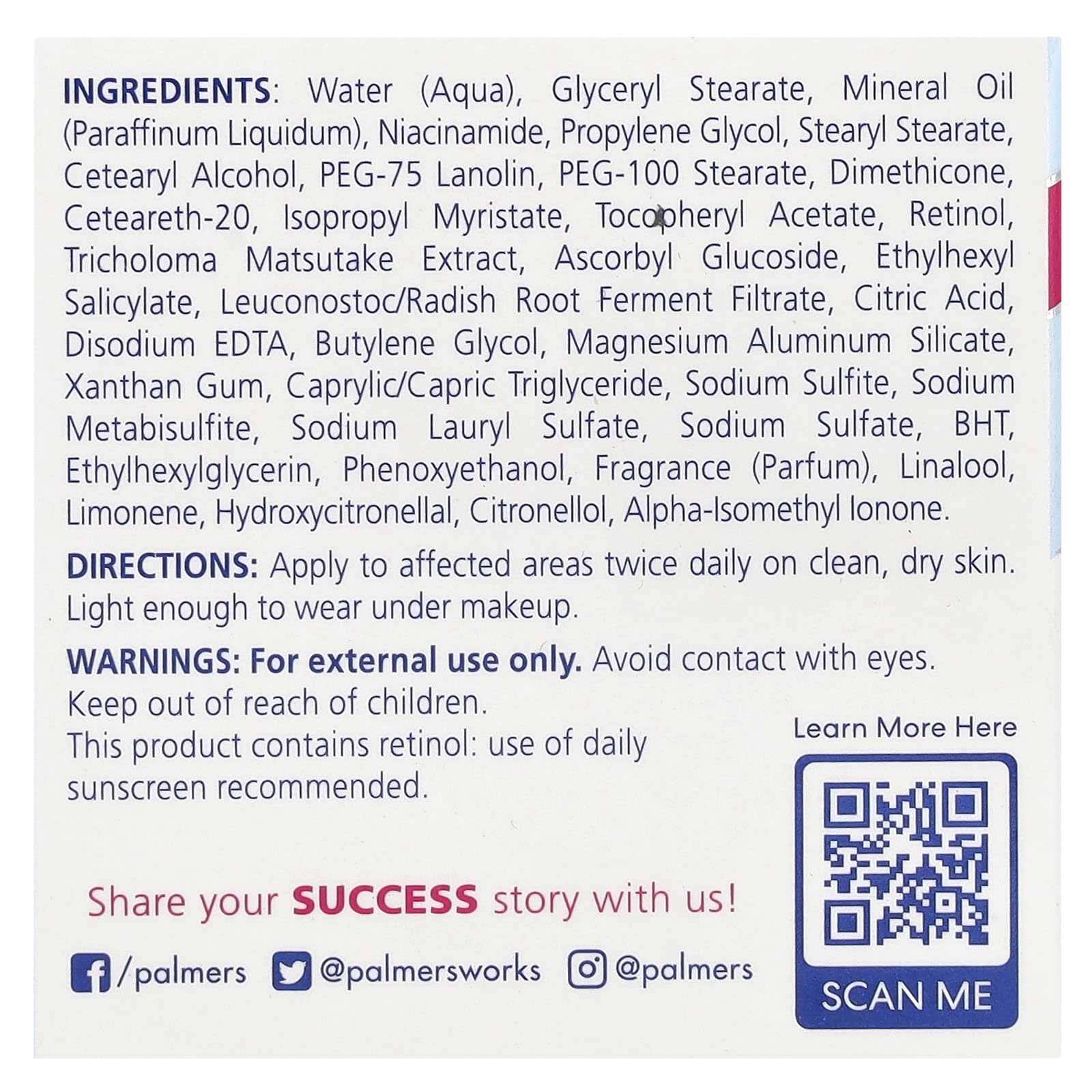 Palmer's Skin Success Anti Dark Spot Fade Cream for All Skin Types . 2.7 oz - Thumbnail 3