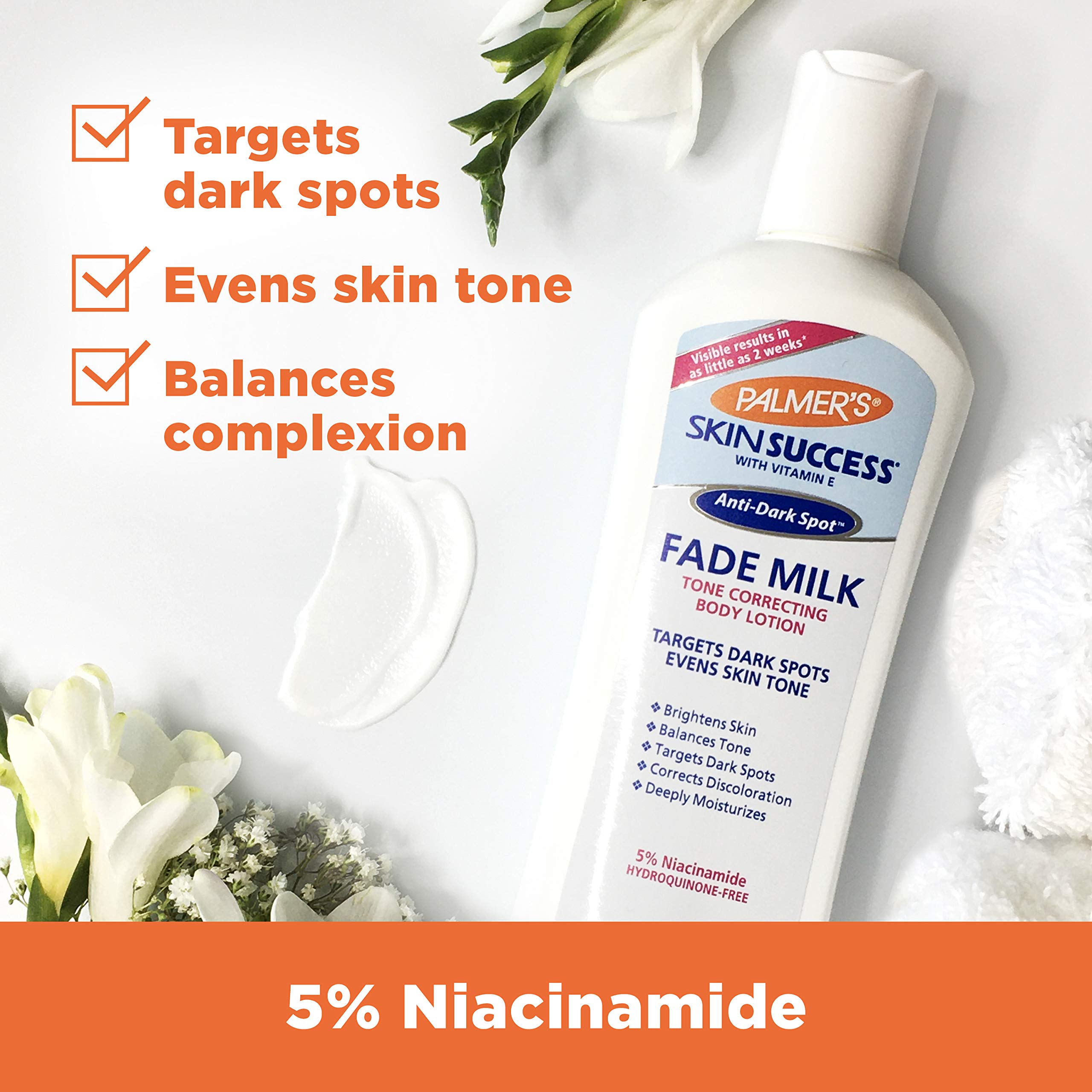 Palmer's Skin Success Anti Dark Spot Fade Milk Body Lotion for Dry Uneven Skin - Thumbnail 2