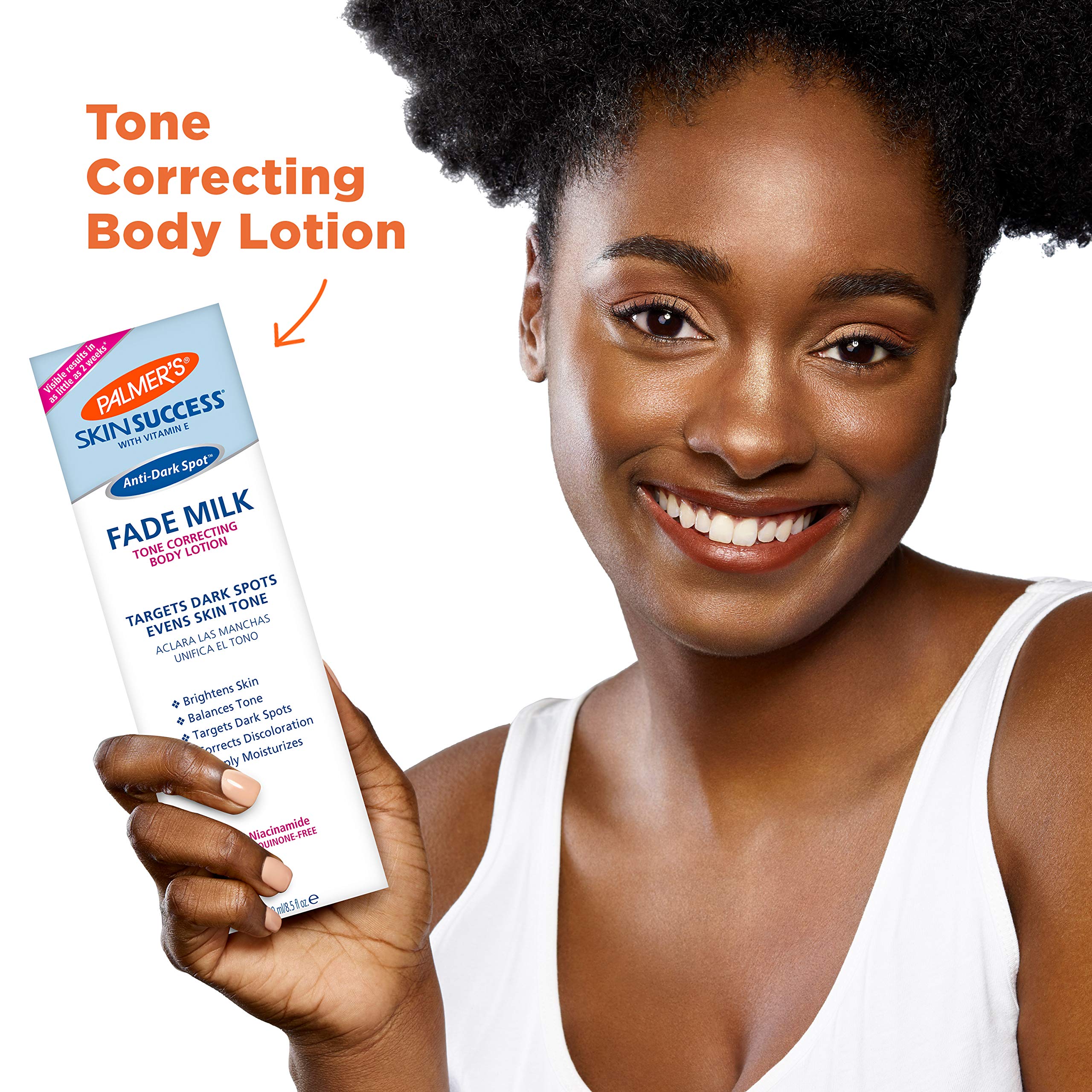 Palmer's Skin Success Anti Dark Spot Fade Milk Body Lotion for Dry Uneven Skin - Thumbnail 3