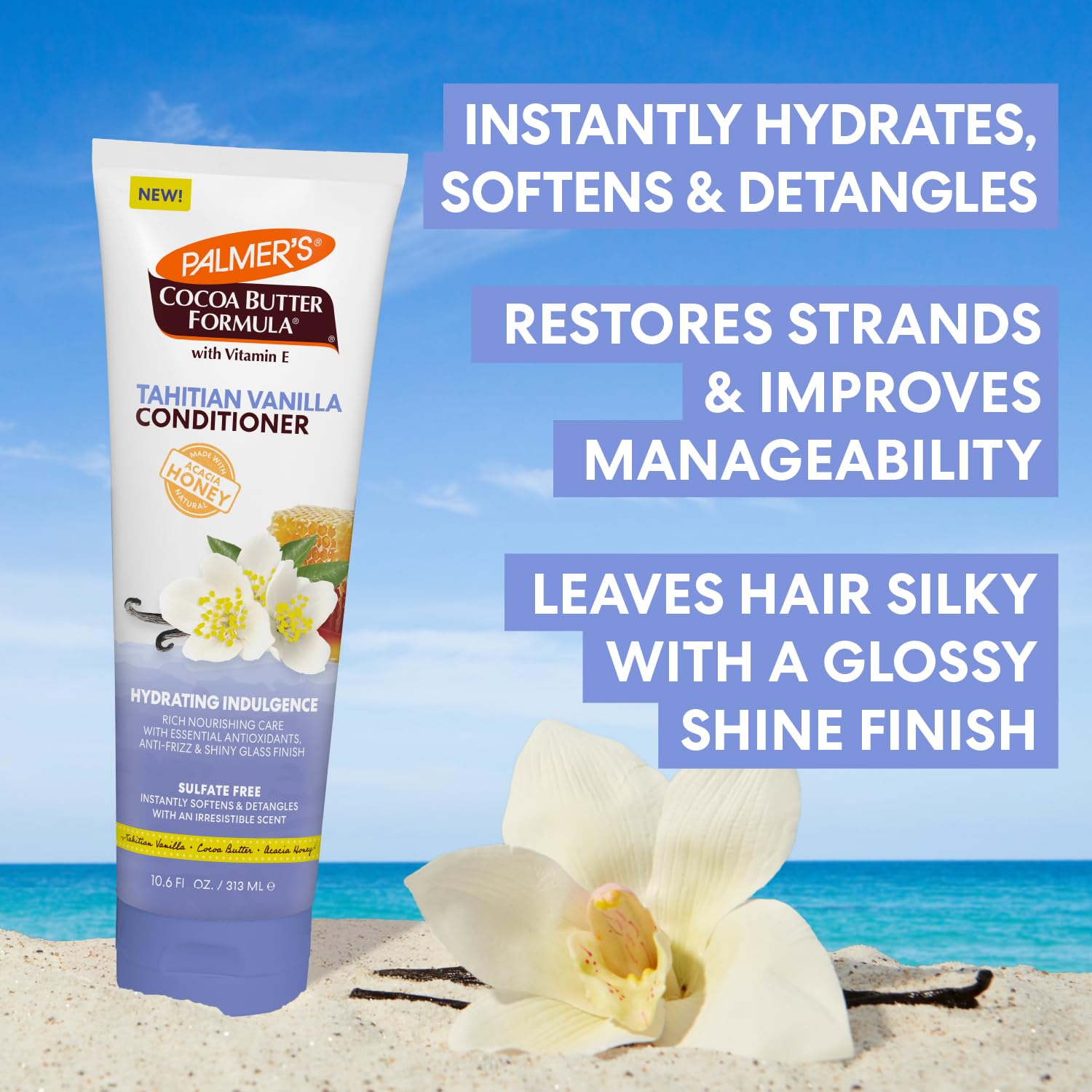 Palmer's Cocoa Butter Formula Tahitian Vanilla Hair Conditioner Hydrating - Thumbnail 2