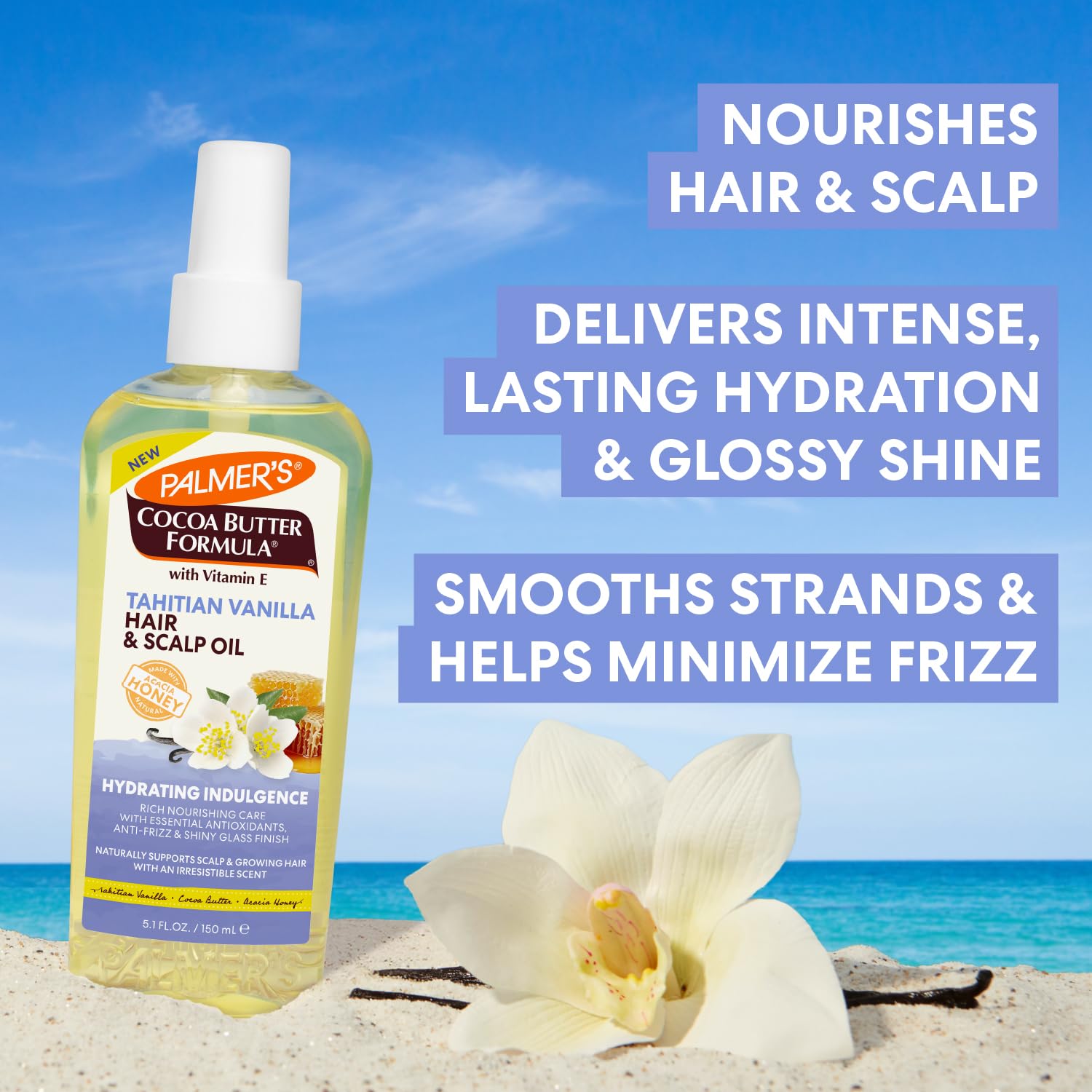 Palmer's Cocoa Butter Formula Tahitian Vanilla Hair Scalp Oil Hydrating - Thumbnail 2