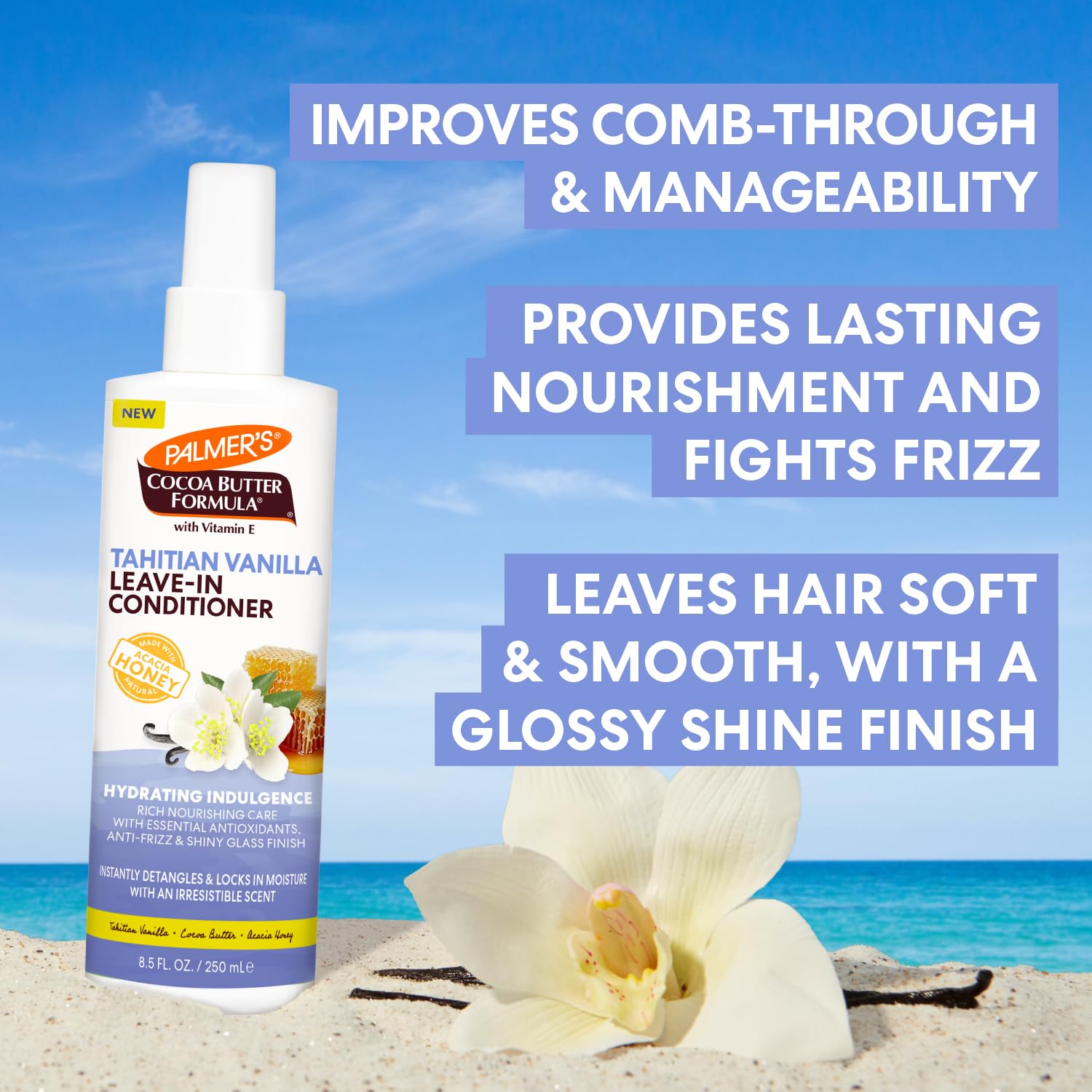 Palmer's Cocoa Butter Formula Tahitian Vanilla Leave In Conditioner Hydrating - Thumbnail 3