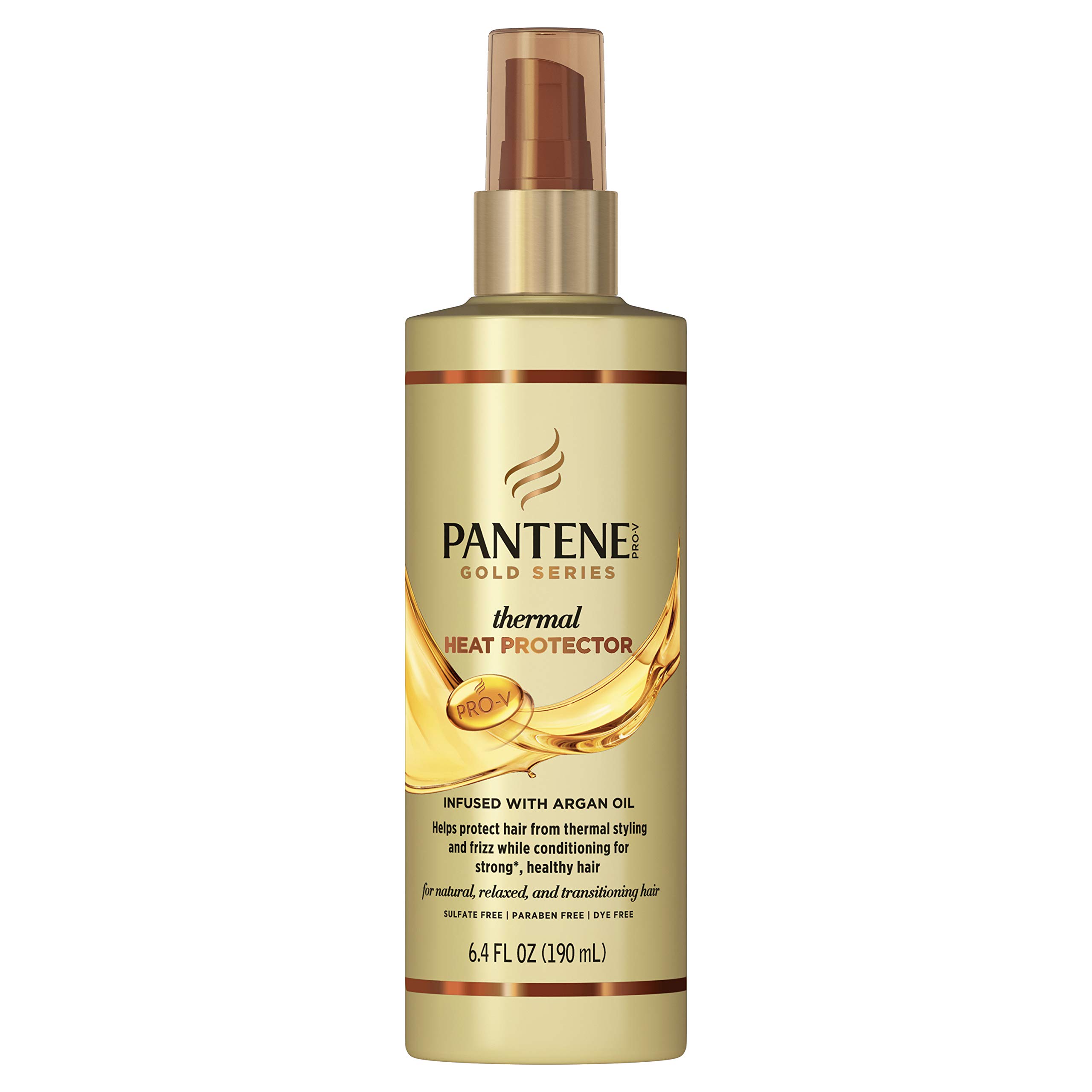 Pantene Pro V Gold Series Thermal Heat Protector Infused With Argan Oil 6.4