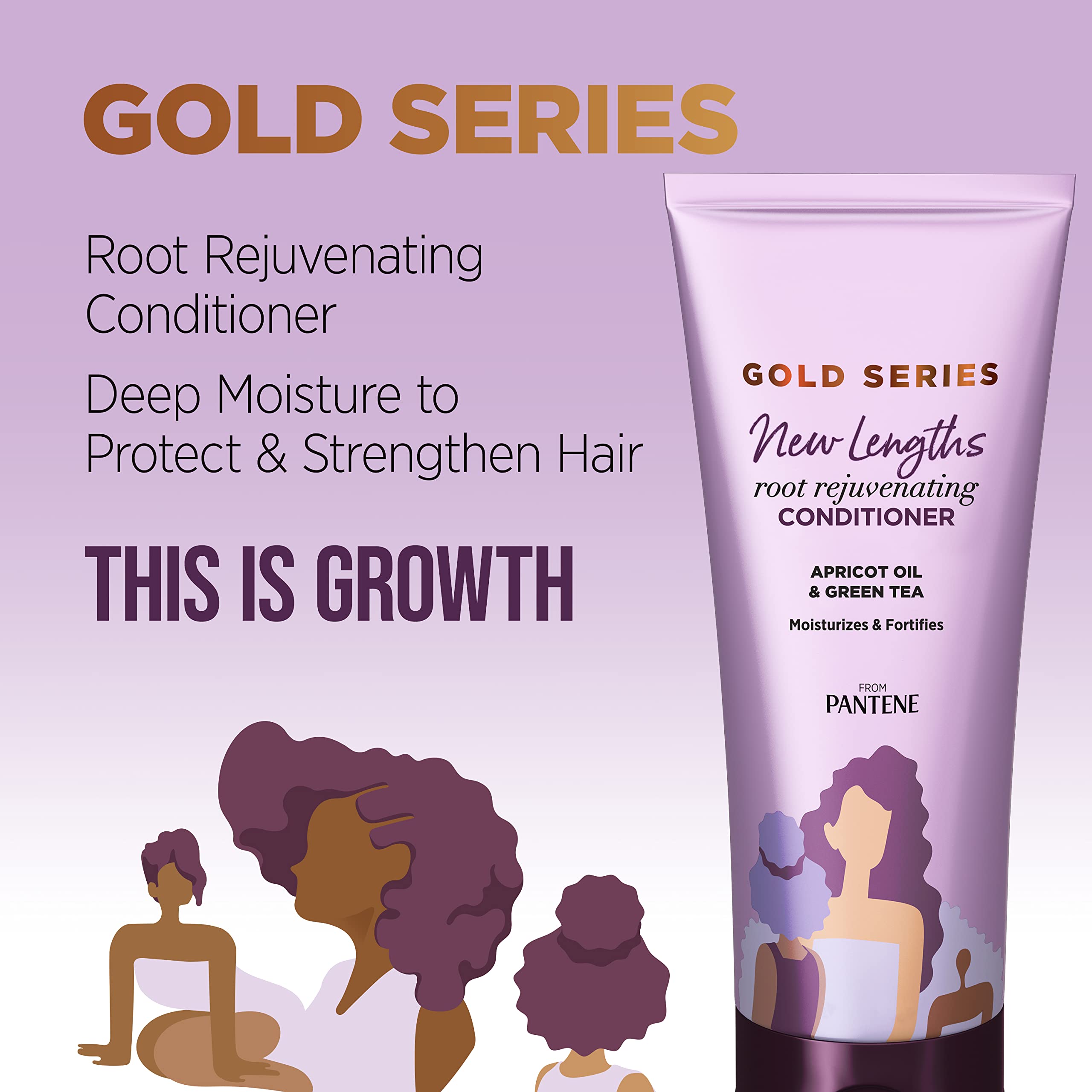 Pantene Gold Series Conditioner Root Rejuvenating With Apricot Oil Green Tea