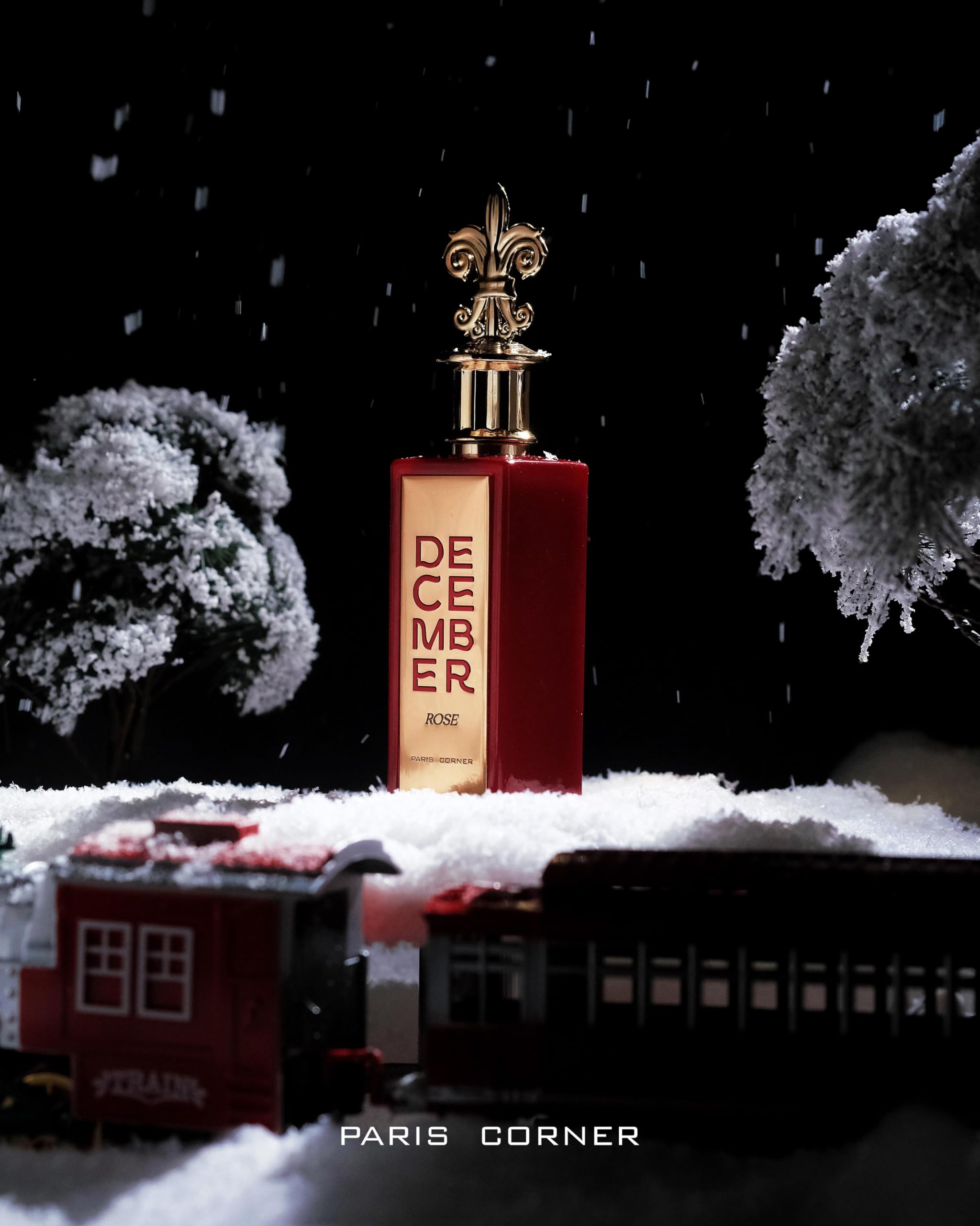 Paris Corner December Rose 3.4 Fl Oz Unisex Scent Perfumes Unisex EDP - Thumbnail 3