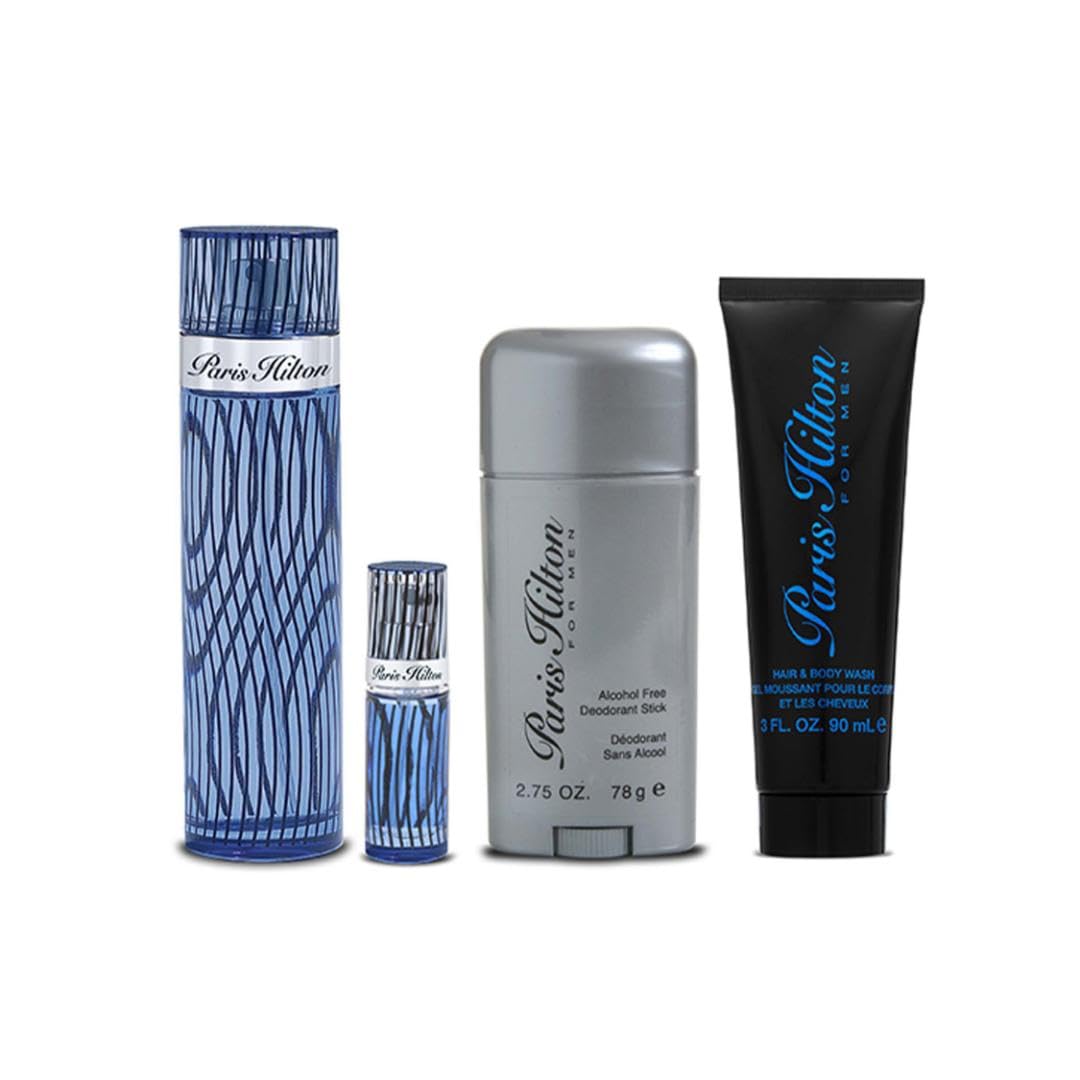 Paris Hilton Cologne 4 Pc For Men EDT (Set) - Thumbnail 2