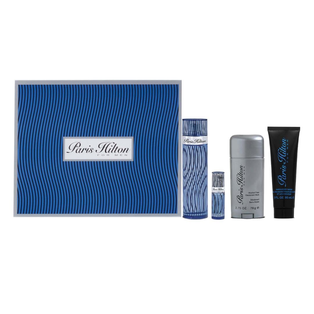 Paris Hilton Cologne 4 Pc For Men EDT (Set)