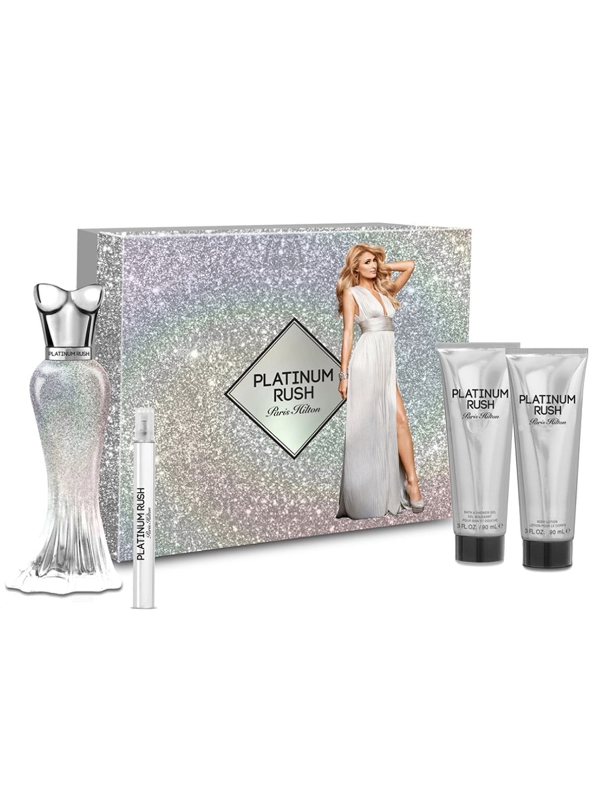 Paris Hilton Platinum Rush 4pc Set