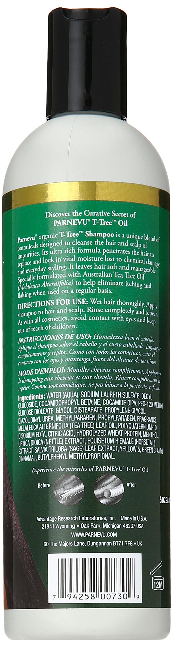 T Tree Therapeutic Shampoo 12 oz - Thumbnail 2
