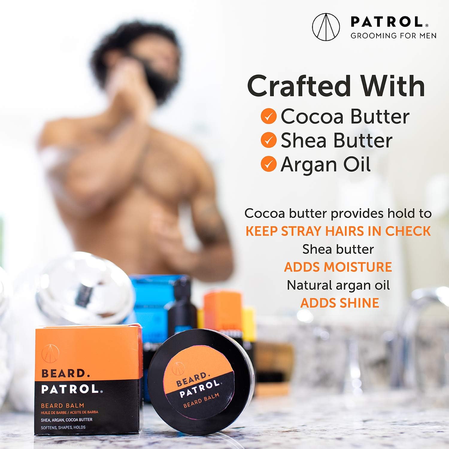Bump Patrol Beard Patrol Beard Balm Grooming Treatment With Argan Oil Shea - Thumbnail 3