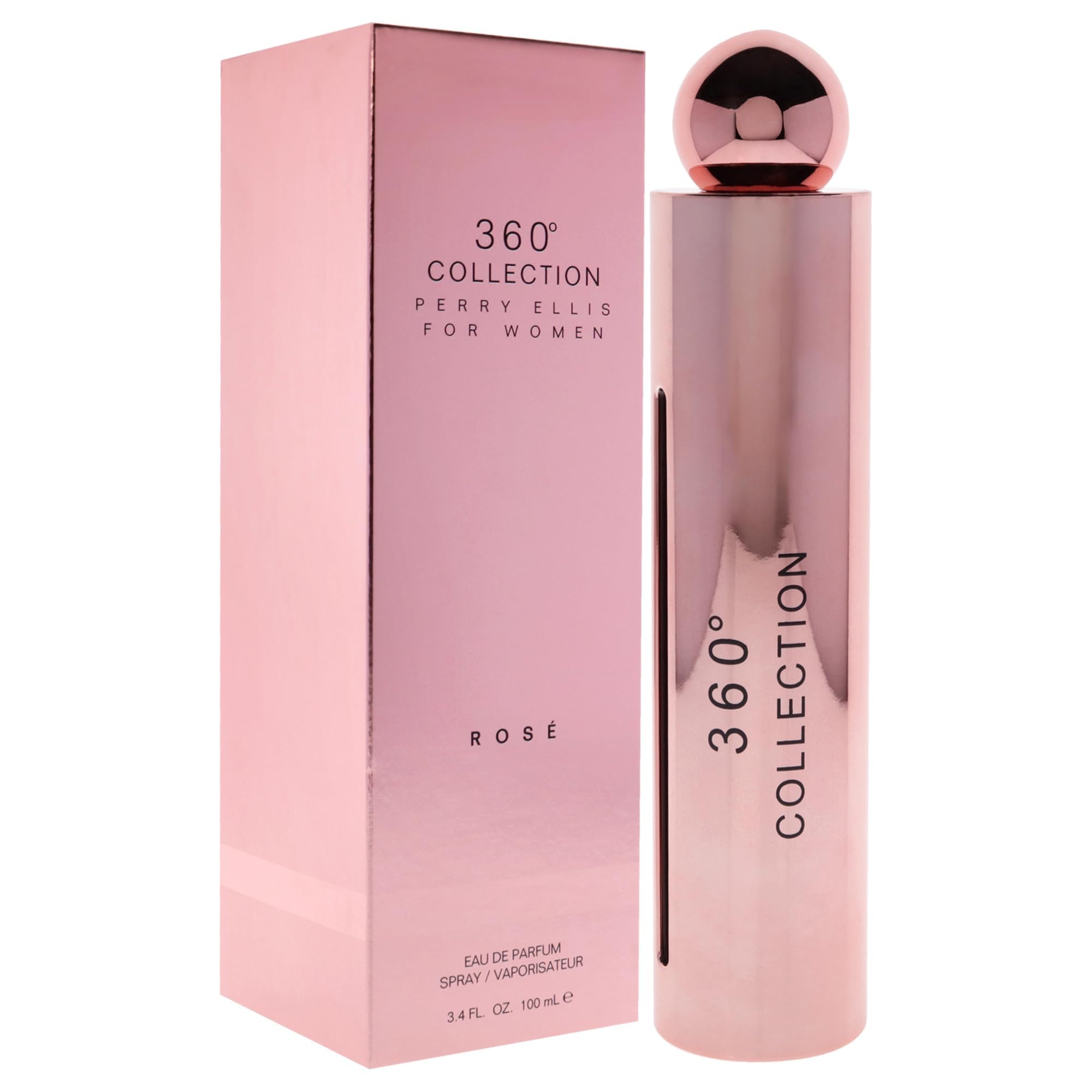 Perry Ellis 360 Collection Rose For Women EDP 3.4 oz - Thumbnail 3