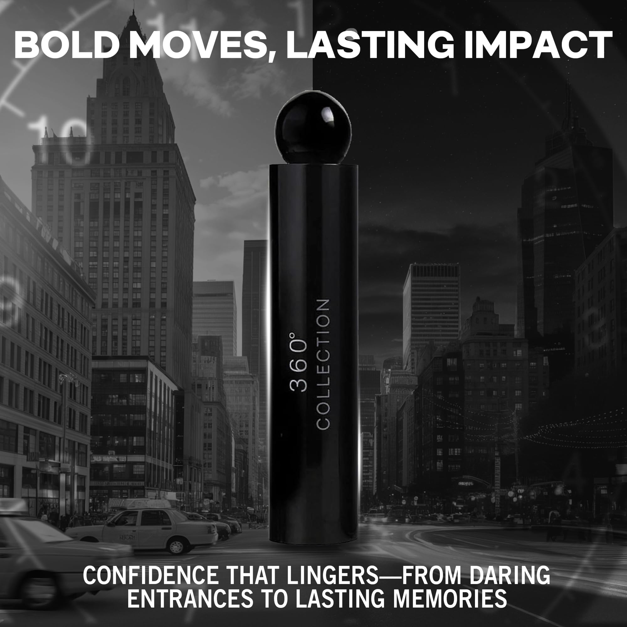 Perry Ellis 360 Collection Noir For Men EDT 3.4 oz - Thumbnail 3