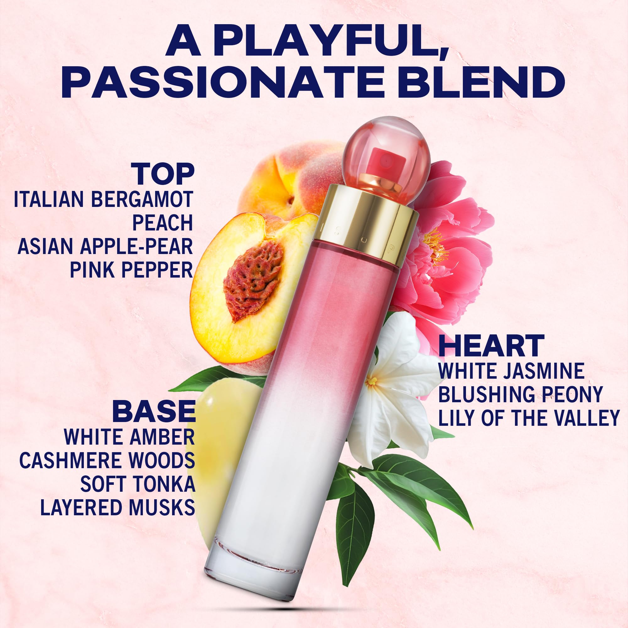 360 Coral By Perry Ellis For Women EDP 3.4 oz - Thumbnail 2