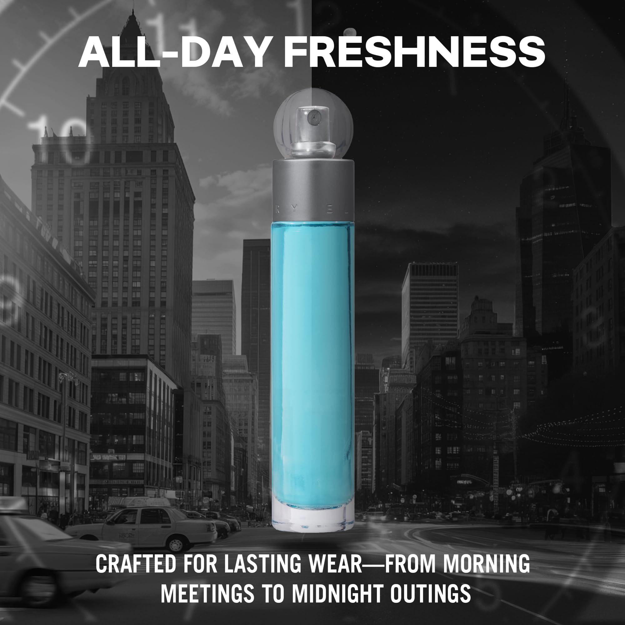 Perry Ellis 360° Cologne With Notes of Bergamot Juniper Musk 3.4 Fl Oz For Men - Thumbnail 3