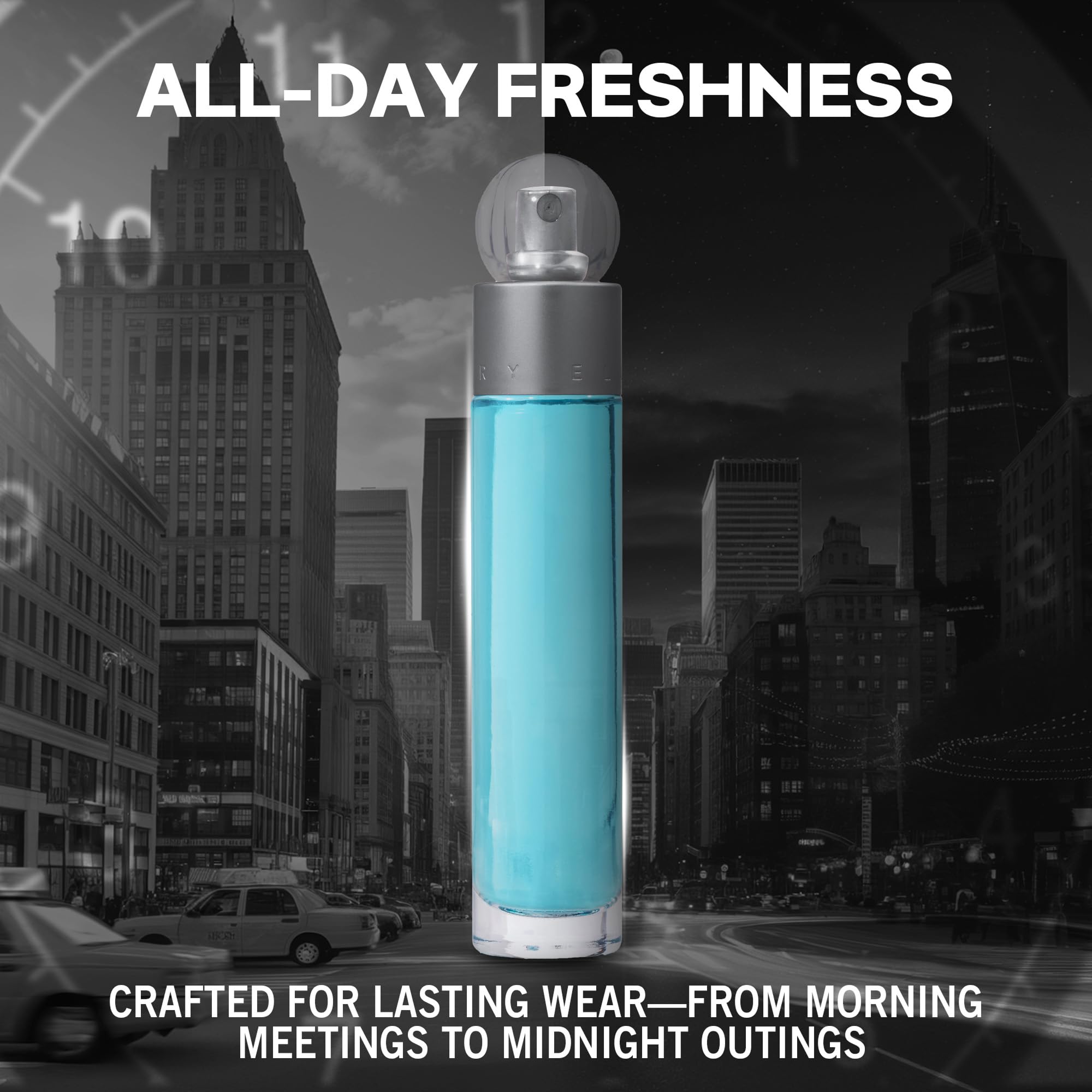 Perry Ellis 360° Cologne With Notes of Bergamot Juniper Musk 6.8 Fl Oz For Men - Thumbnail 3