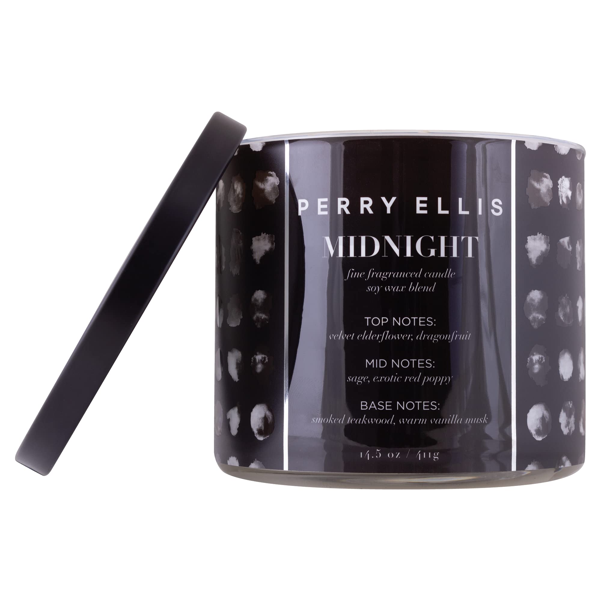 [Candles] Perry Ellis Midnight Candle 14.5 Usa 1pcs Bybox - Thumbnail 3
