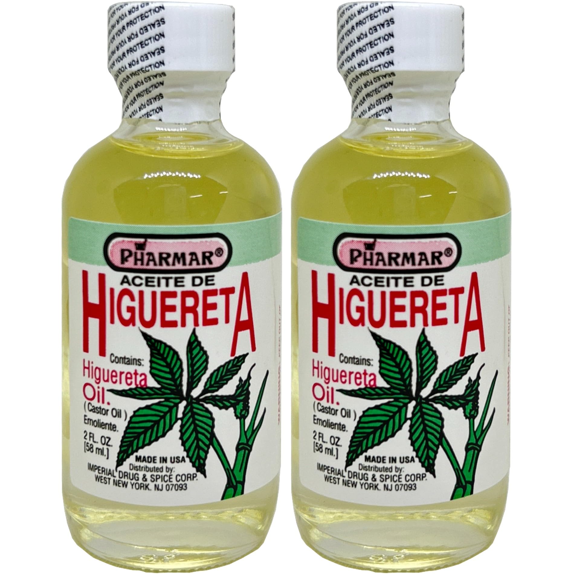 Aceite de Higuereta . Castor Oil 2 Pack 2 oz