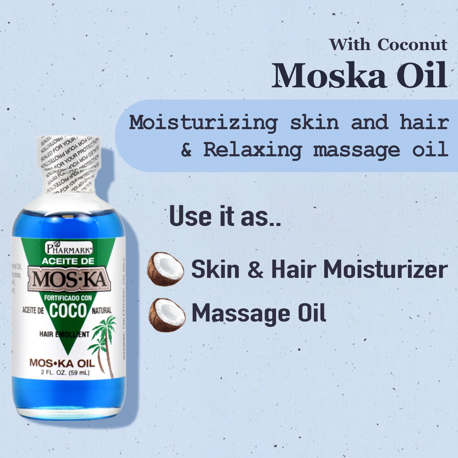 Aceite de Moska Fortificado Con Aceite de Coco . 2 oz - Thumbnail 2