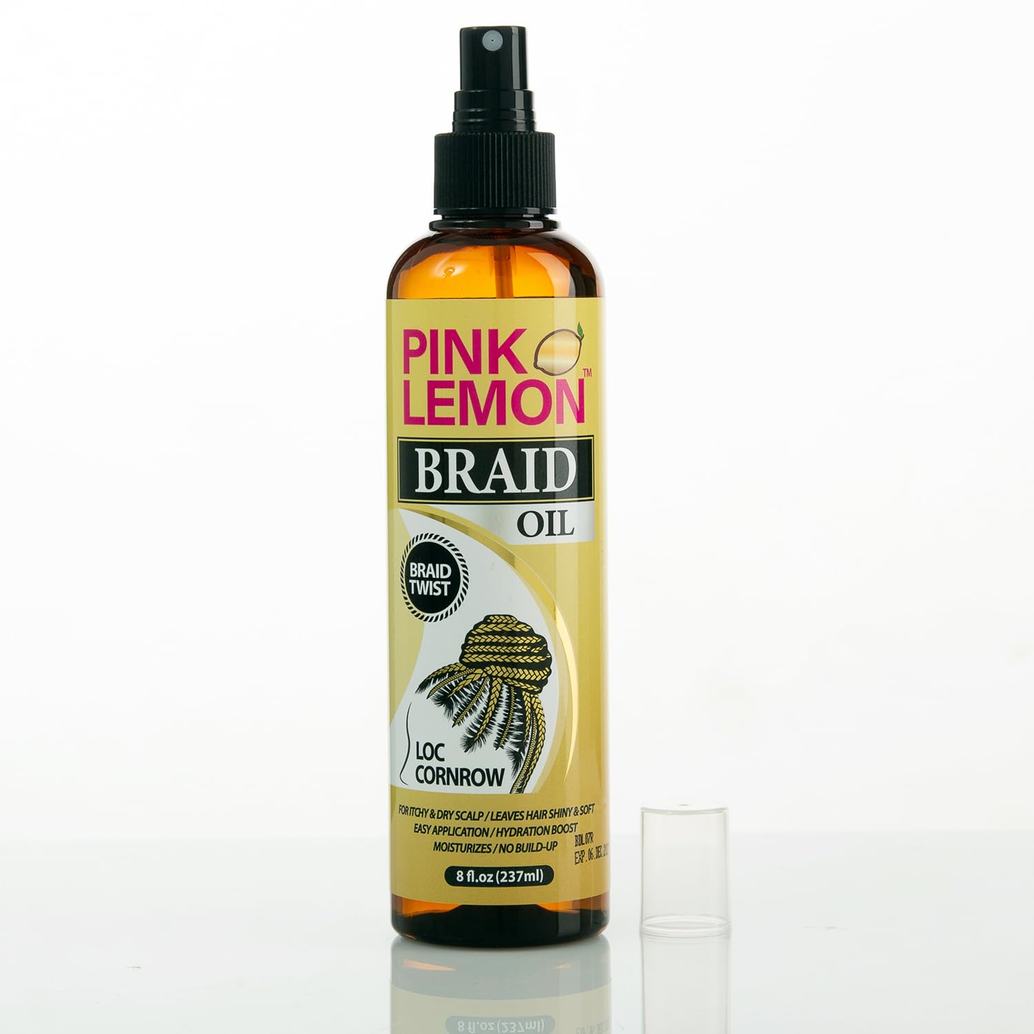 Pink Lemon Braid Oil 8z - Thumbnail 2