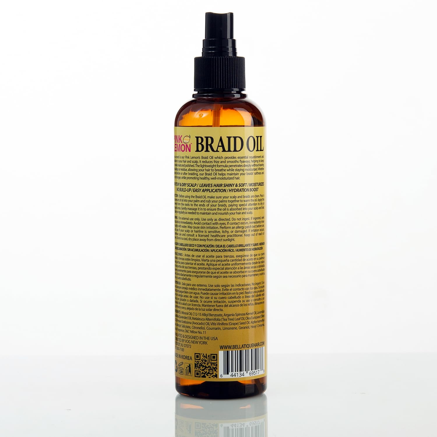 Pink Lemon Braid Oil 8z - Thumbnail 3