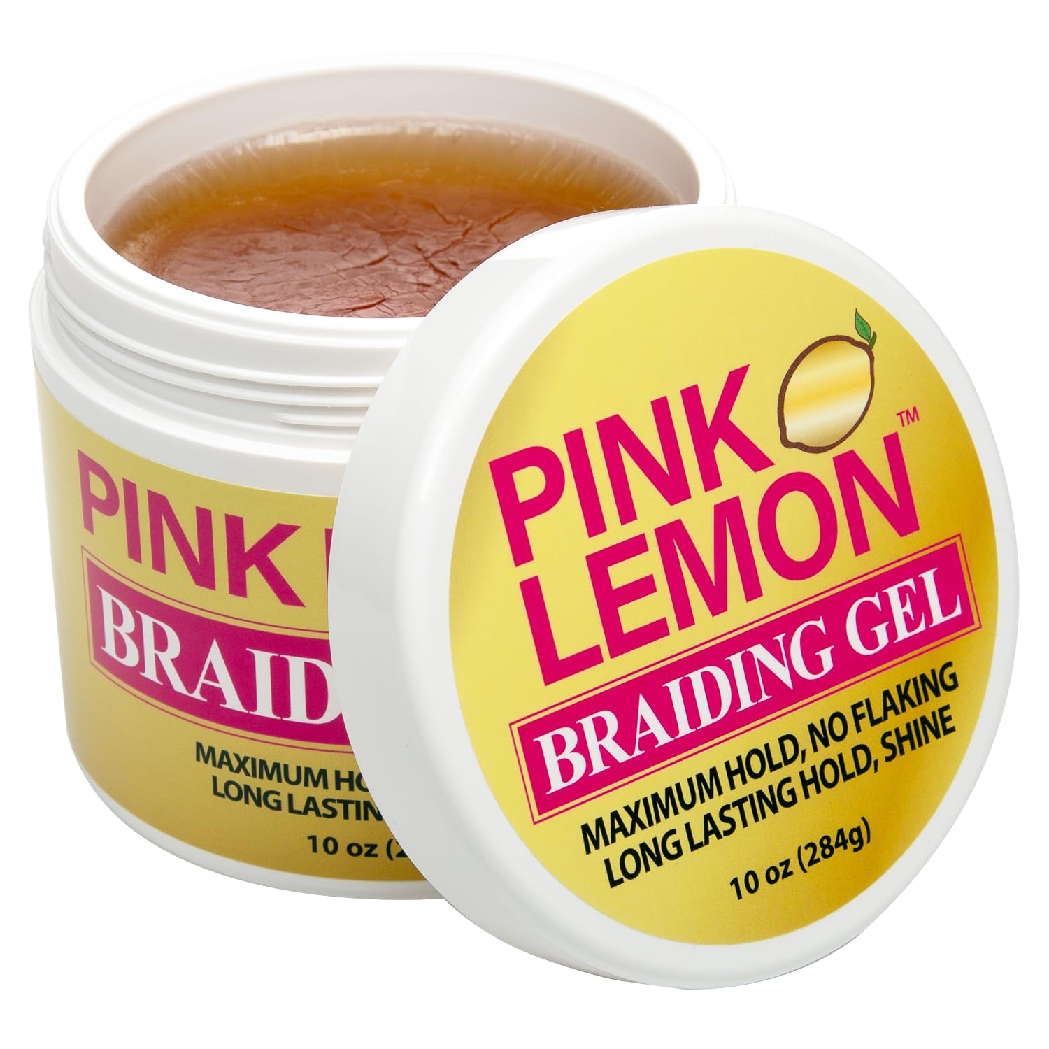 Pink Lemon Braiding Gel Hair Care 10 oz - Thumbnail 2