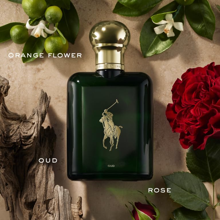 Ralph Lauren Fragrances Polo Oud Cologne Woody Ambery With Orange Flower Rose - Thumbnail 3
