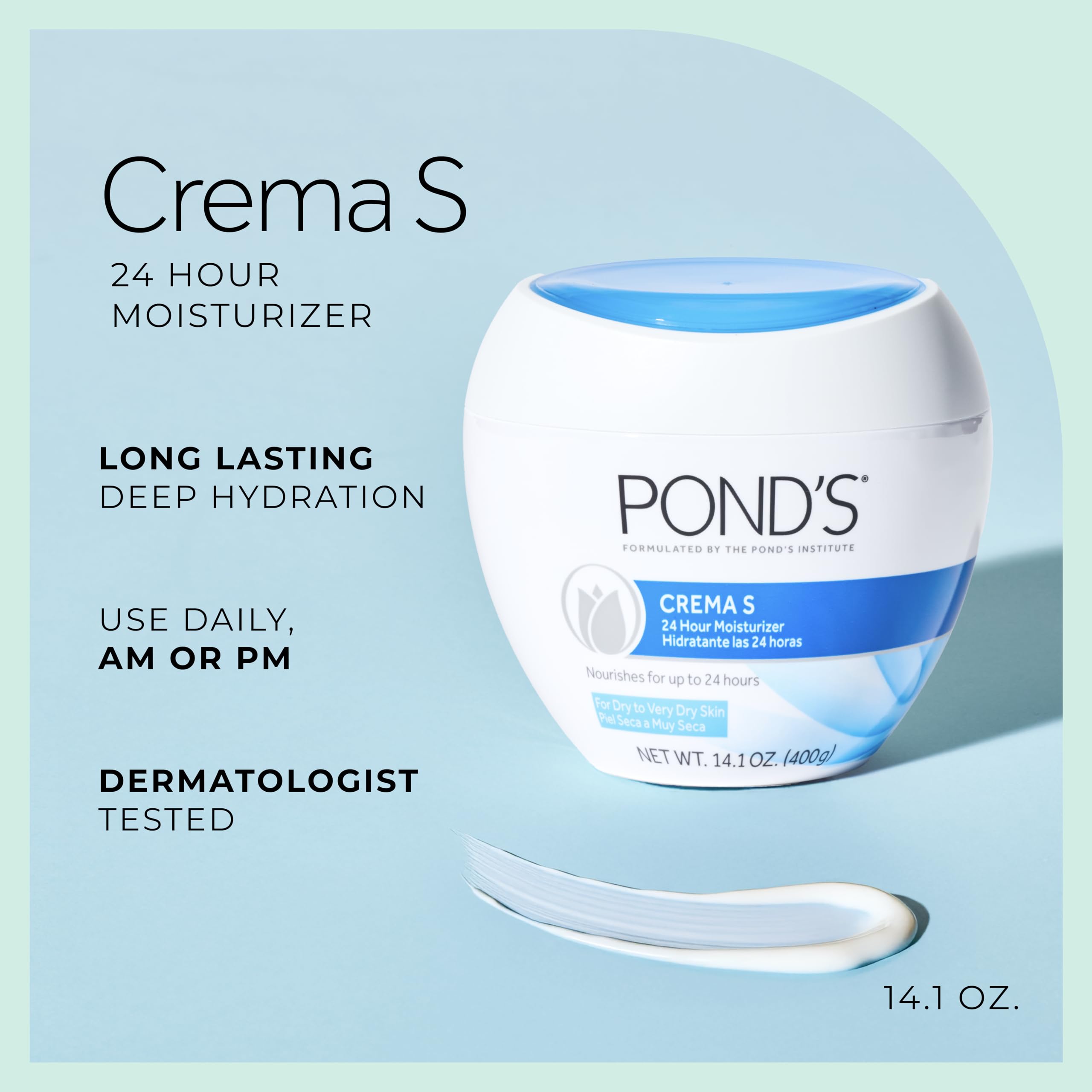 Pond's Nourishing Moisturizing Cream Crema S Free Ivory 14.1 oz - Thumbnail 2