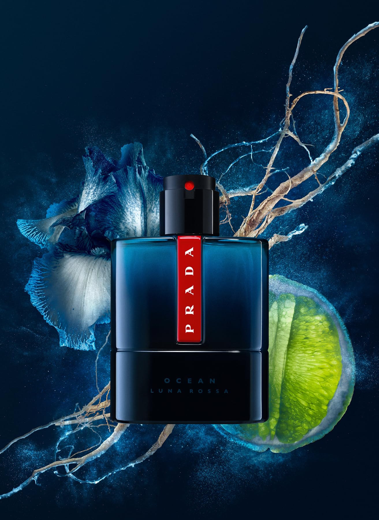 Prada Luna Rossa Ocean Fragrances 3614273556187 For Men EDT 1.6 oz - Thumbnail 3
