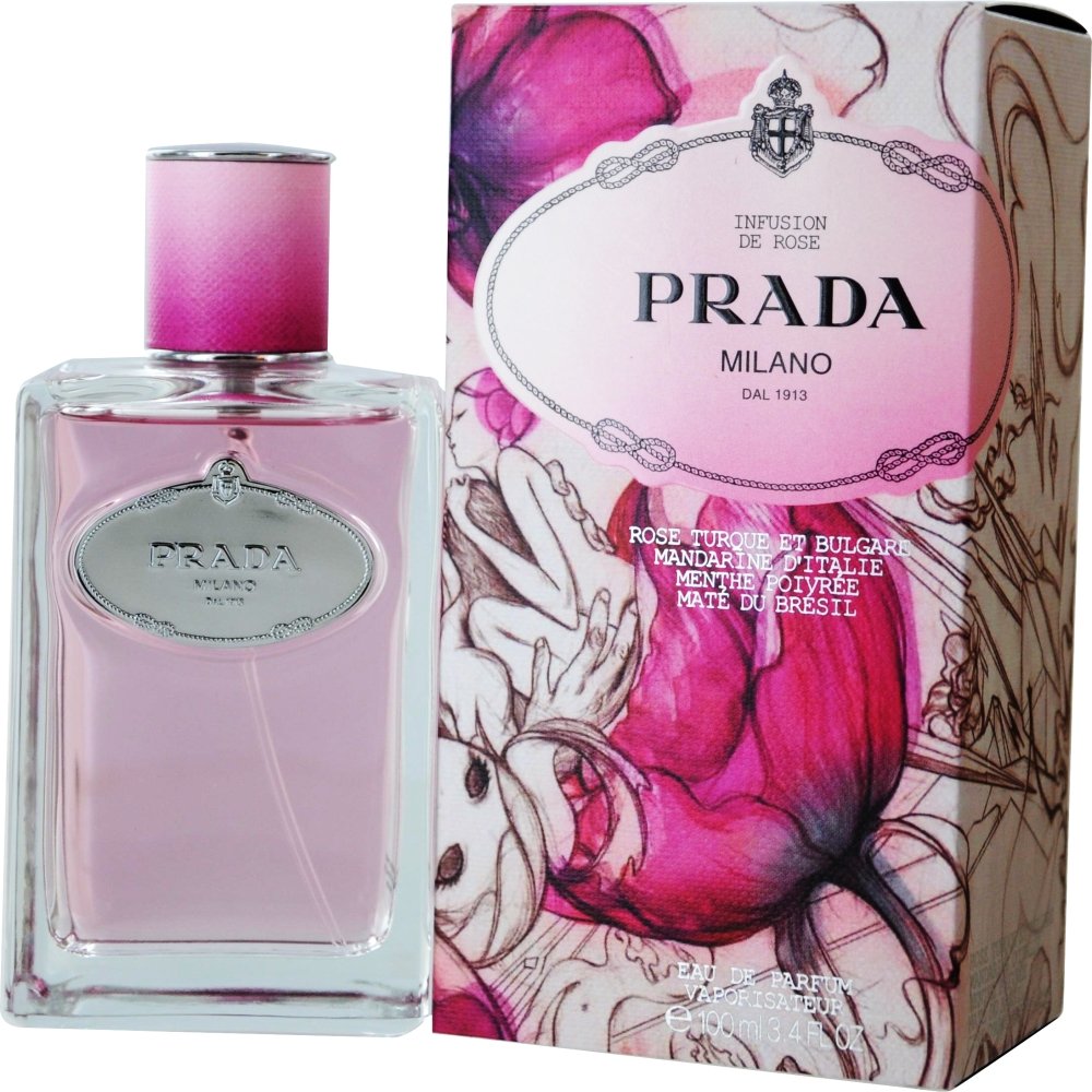 Prada Infusion de Rose For Women EDP 3.4 oz - Thumbnail 1