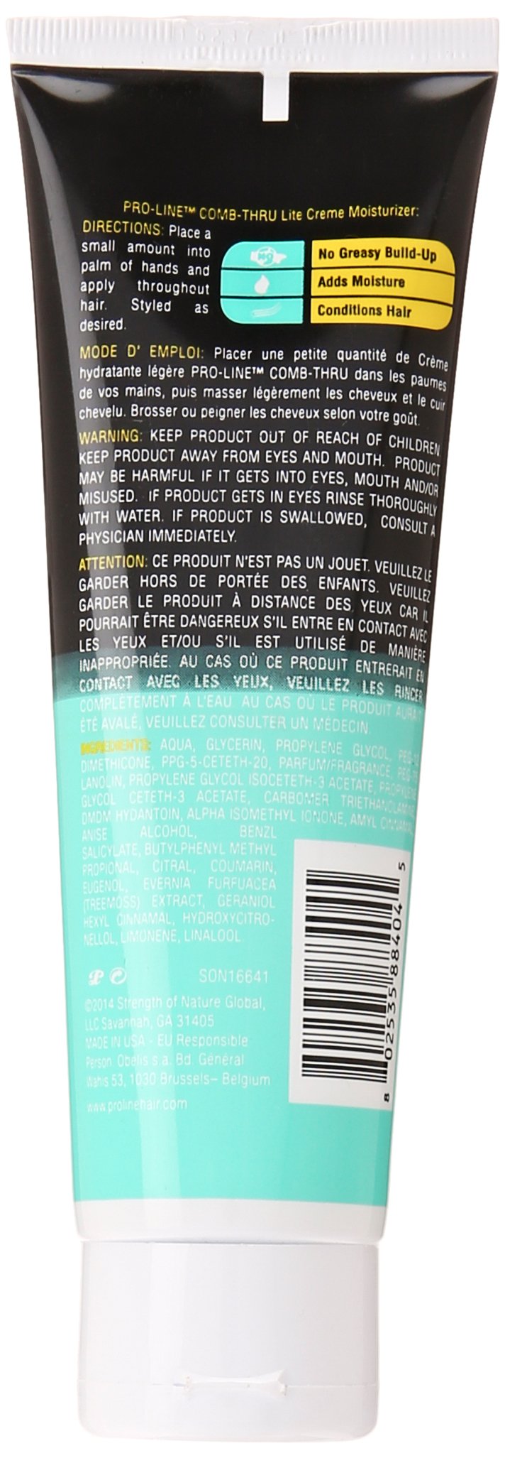 Pro Line Comb Thru Moisturizing Hair Scalp Daily Conditioner 4 oz - Thumbnail 2
