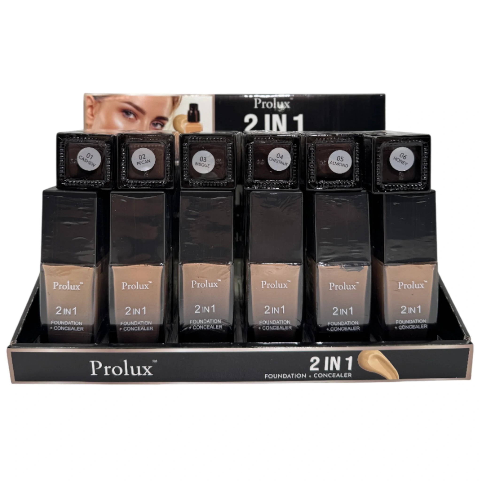 (24-pack) Prolux 2 In 1 Foundation + Concealer - Thumbnail 3