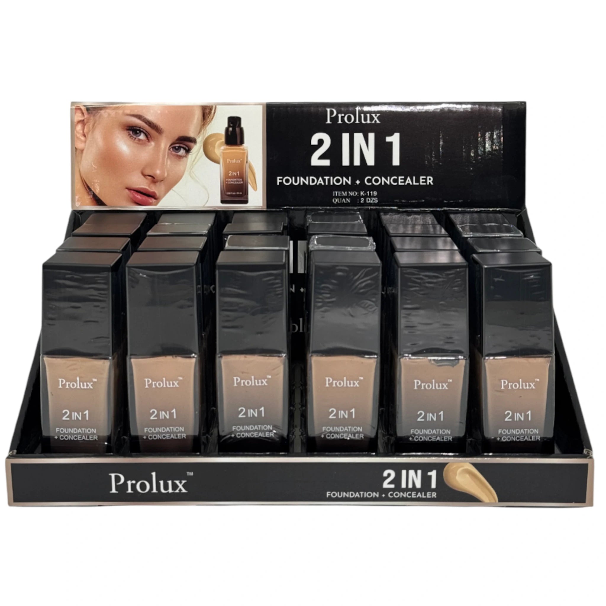 (24-pack) Prolux 2 In 1 Foundation + Concealer