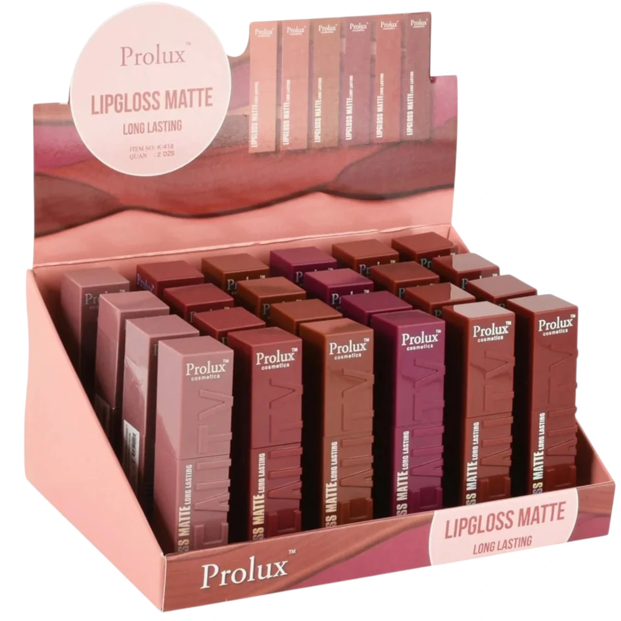 (24-pack) Prolux Lipgloss Matte Long Lasting