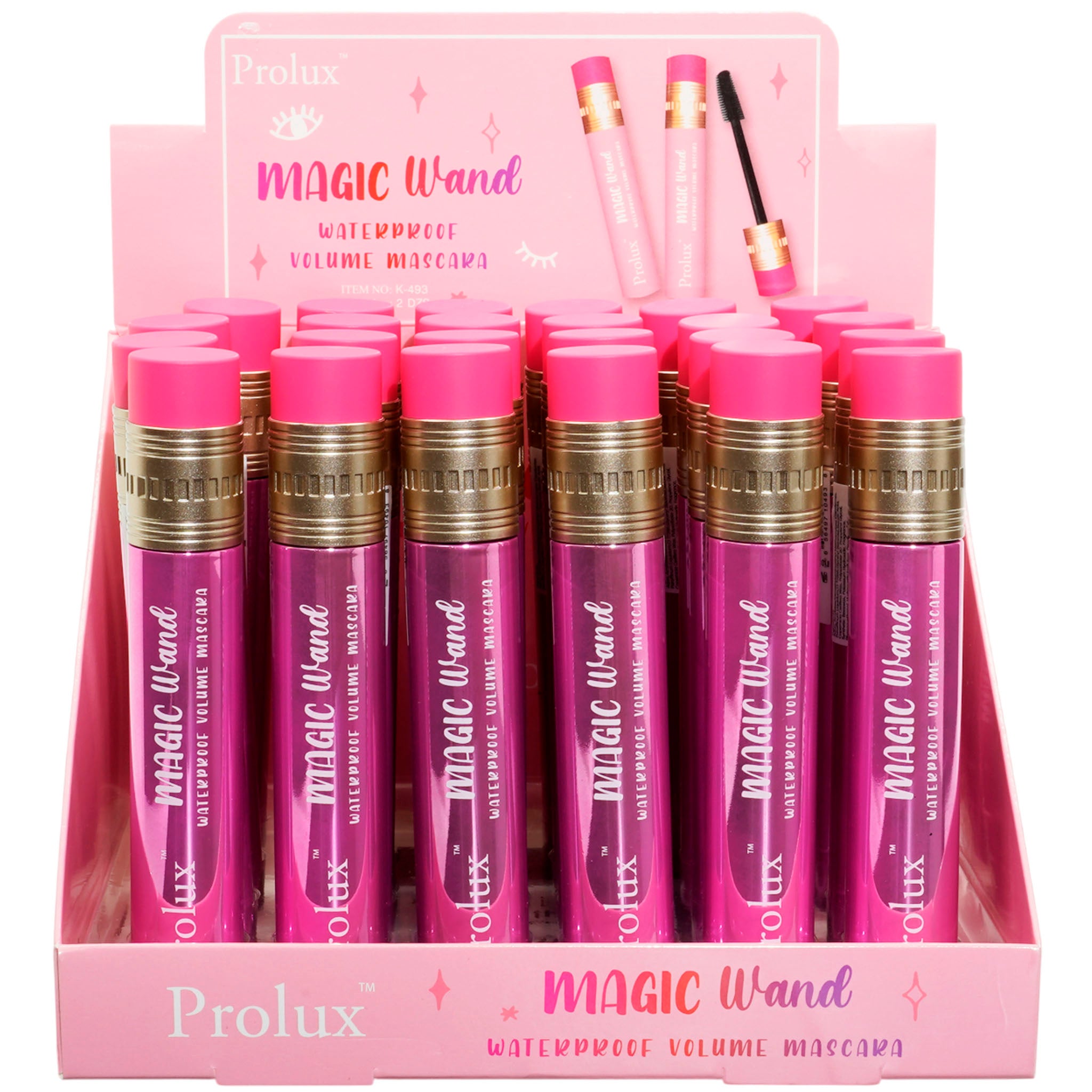 (24-pack) Prolux Magic Wand Waterproof Volume Mascara