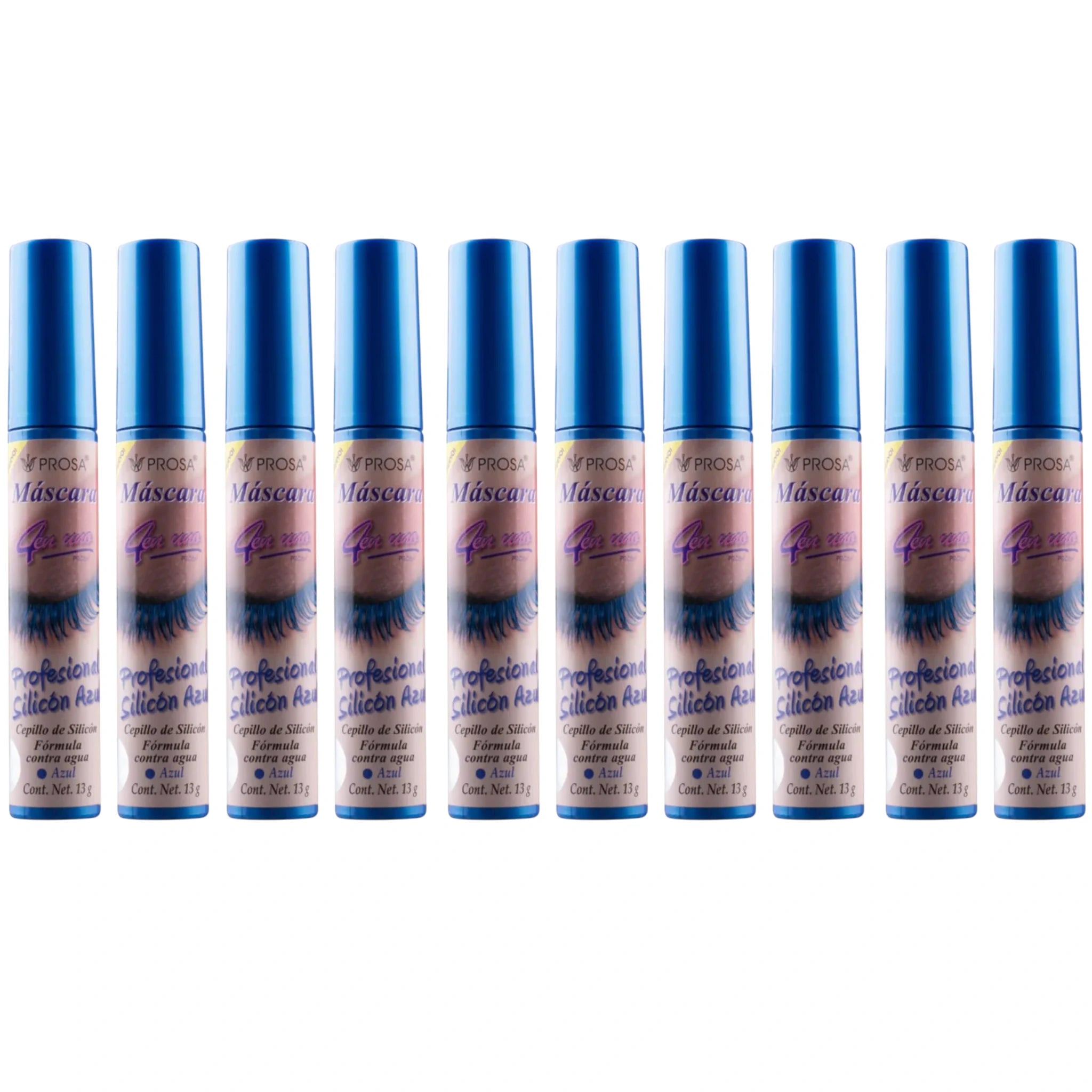 (10-pack) Prosa 4 In 1 Professional Silicone Blue