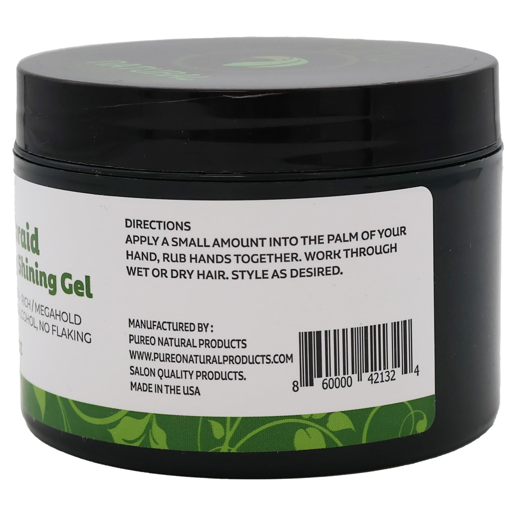 Pure O Hair Solution Product Neatbraid Conditioning Shining Gel 8 oz - Thumbnail 3