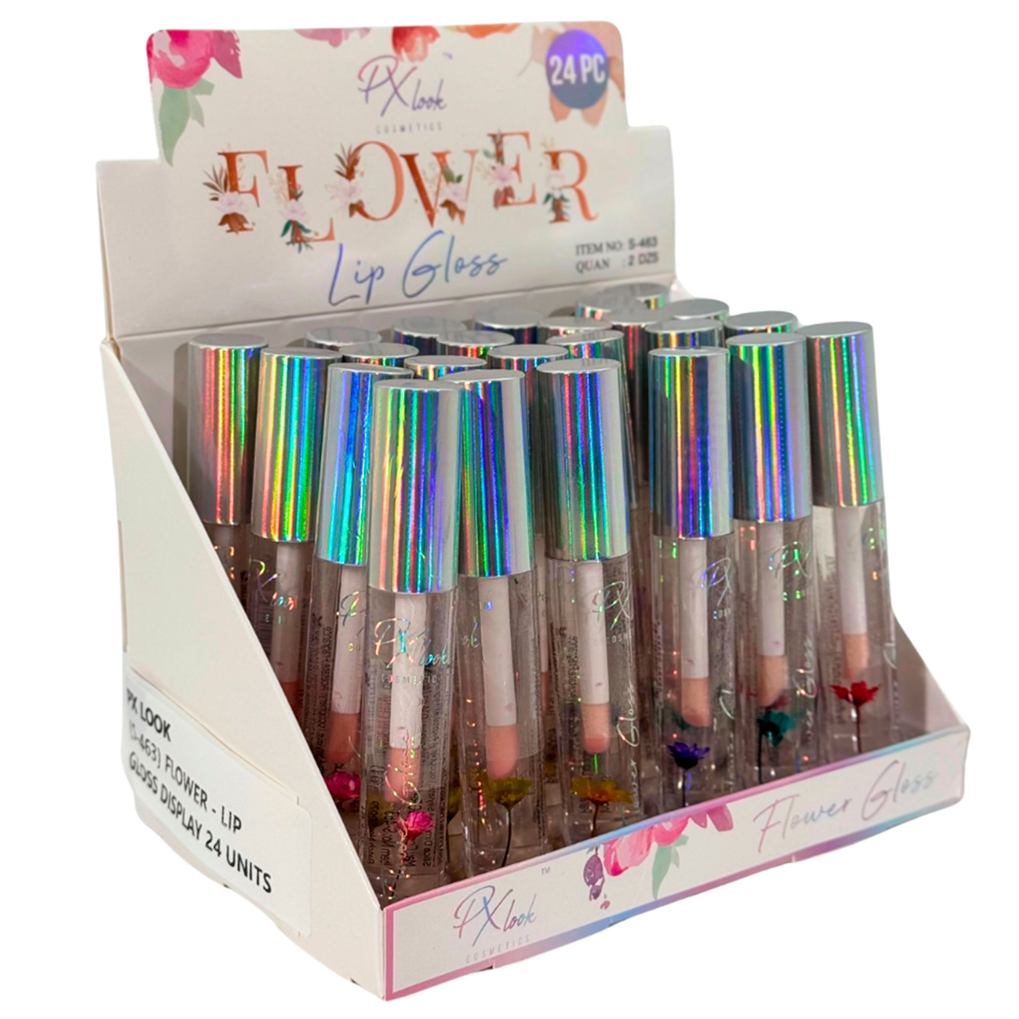 (24-pack) Px Look Flower Lip Gloss - Thumbnail 3