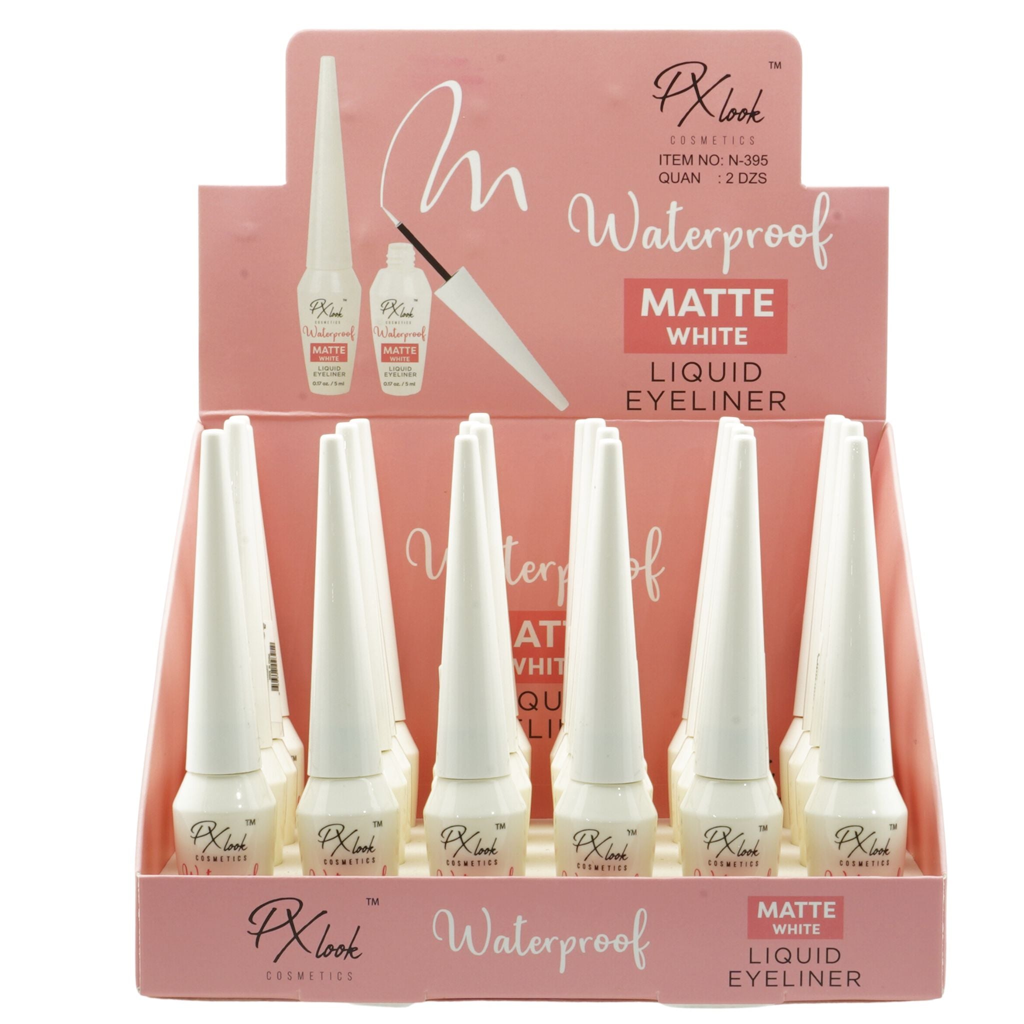 (24-pack) Px Look Matte White Liquid Eyeliner