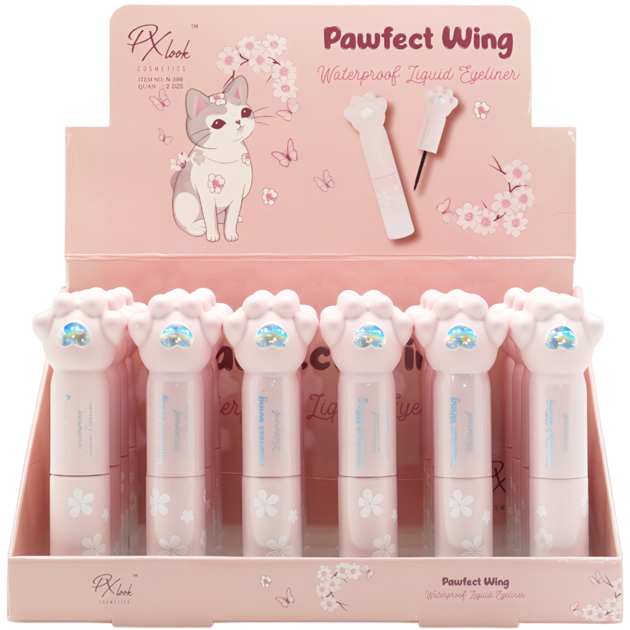 (24-pack) Px Look Pawfect Wing Waterproof Liquid Eyeliner