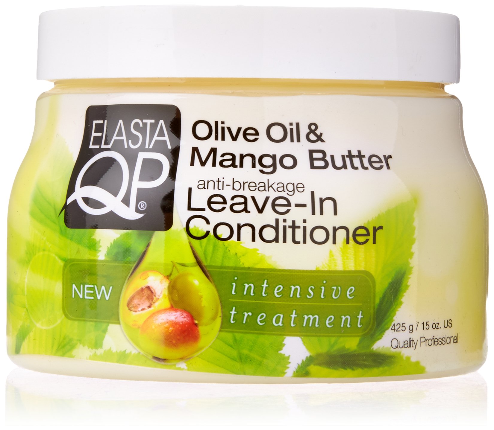 Elasta Qp Olive Mango Butter Leave In Conditioner 15 oz