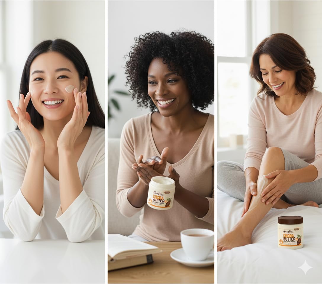 Queen Helene Cocoa Butter Face Body Cream Extra Rich Moisturizing Formula for - Thumbnail 3