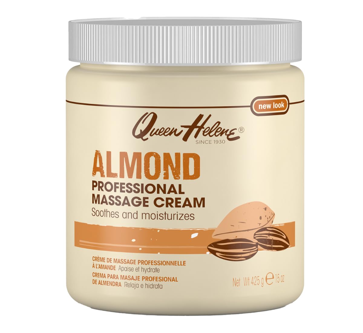 Queen Helene Almond Professional Massage Cream Rich Conditioning Cream for